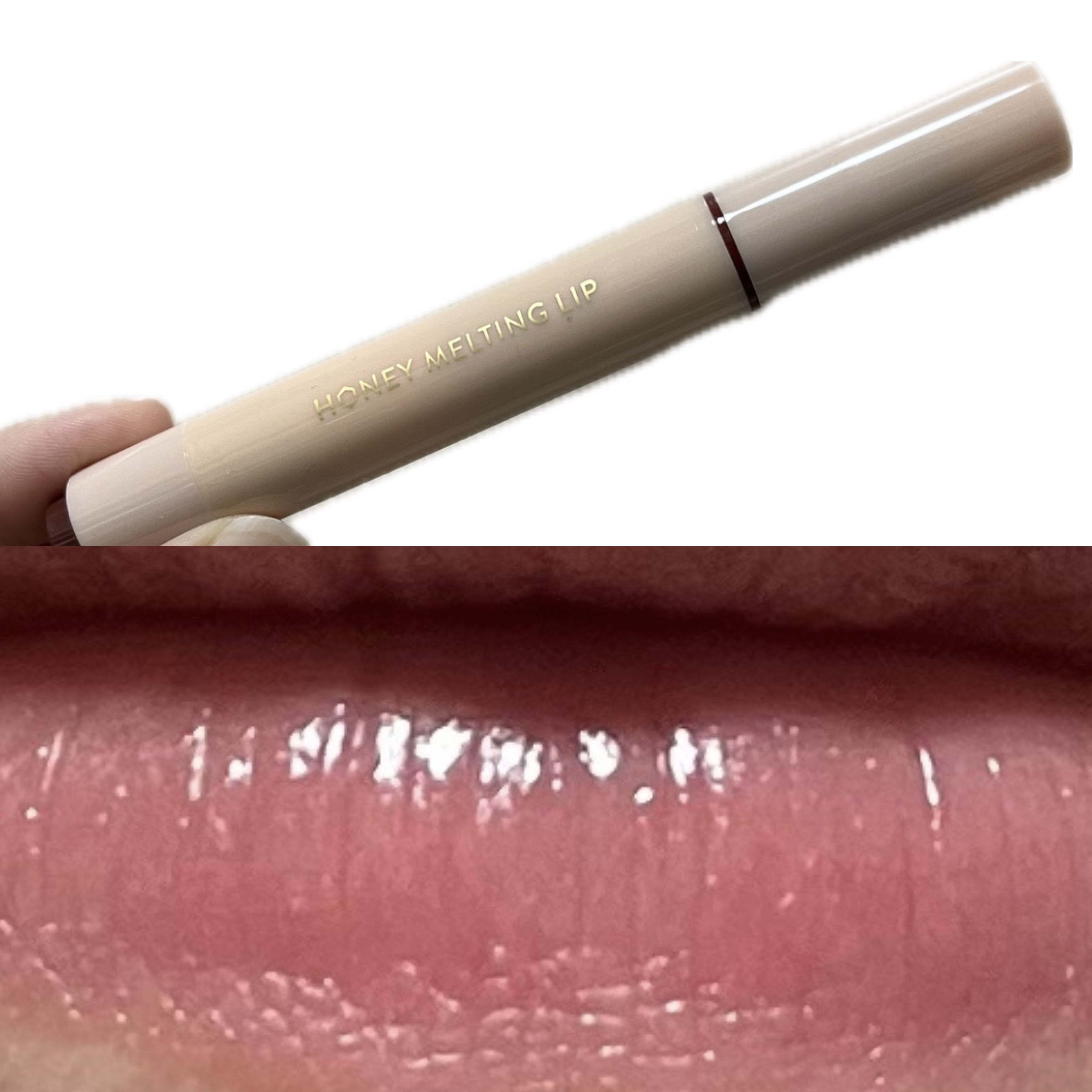 ハニーメルティングリップ 05 プラムワイン/ネイチャーリパブリック/口紅を使ったクチコミ（2枚目）
