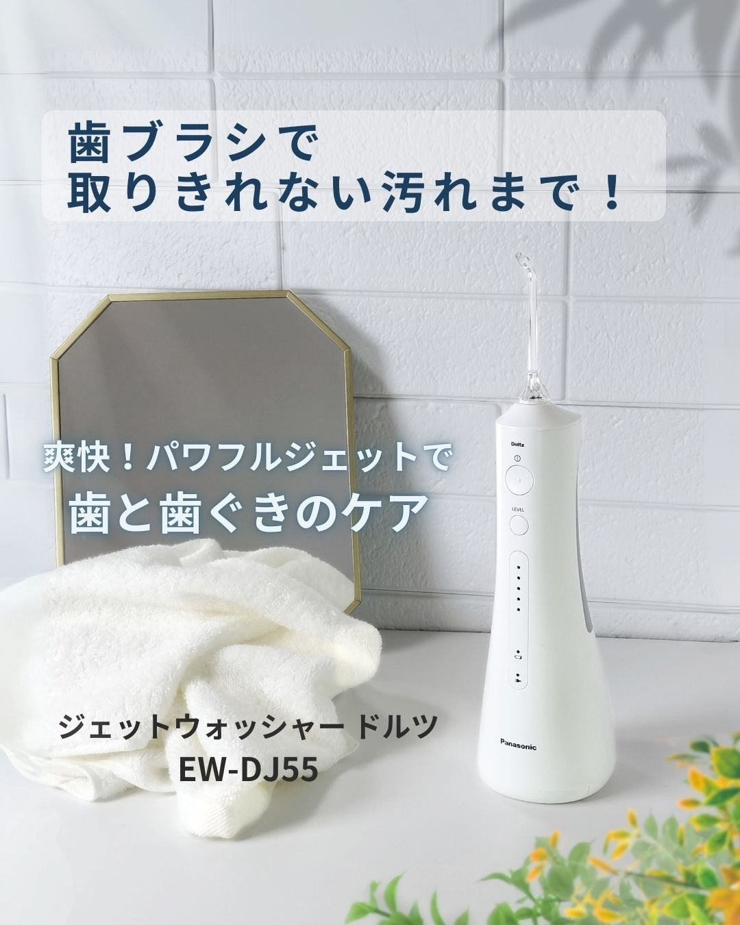 試してみた】ジェットウォッシャードルツ EW-DJ55 Panasonicの 試してみた】ジェットウォッシャードルツ EW-DJ55 Panasonicの