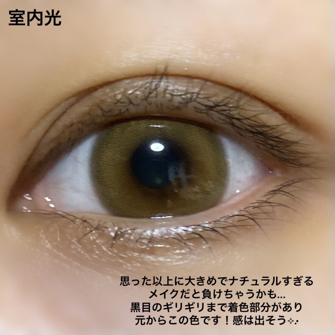 Ending 1day ブラウン/OLENS/ワンデー（１DAY）カラコンを使ったクチコミ（3枚目）