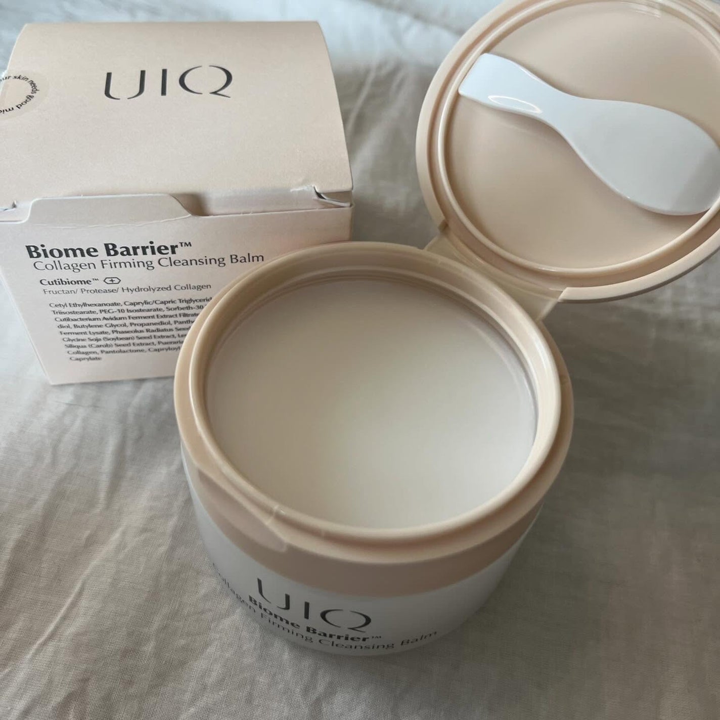 バイオームバリアコラーゲンファーミングクレンジングバーム/UIQ/クレンジングバームを使ったクチコミ(2枚目)