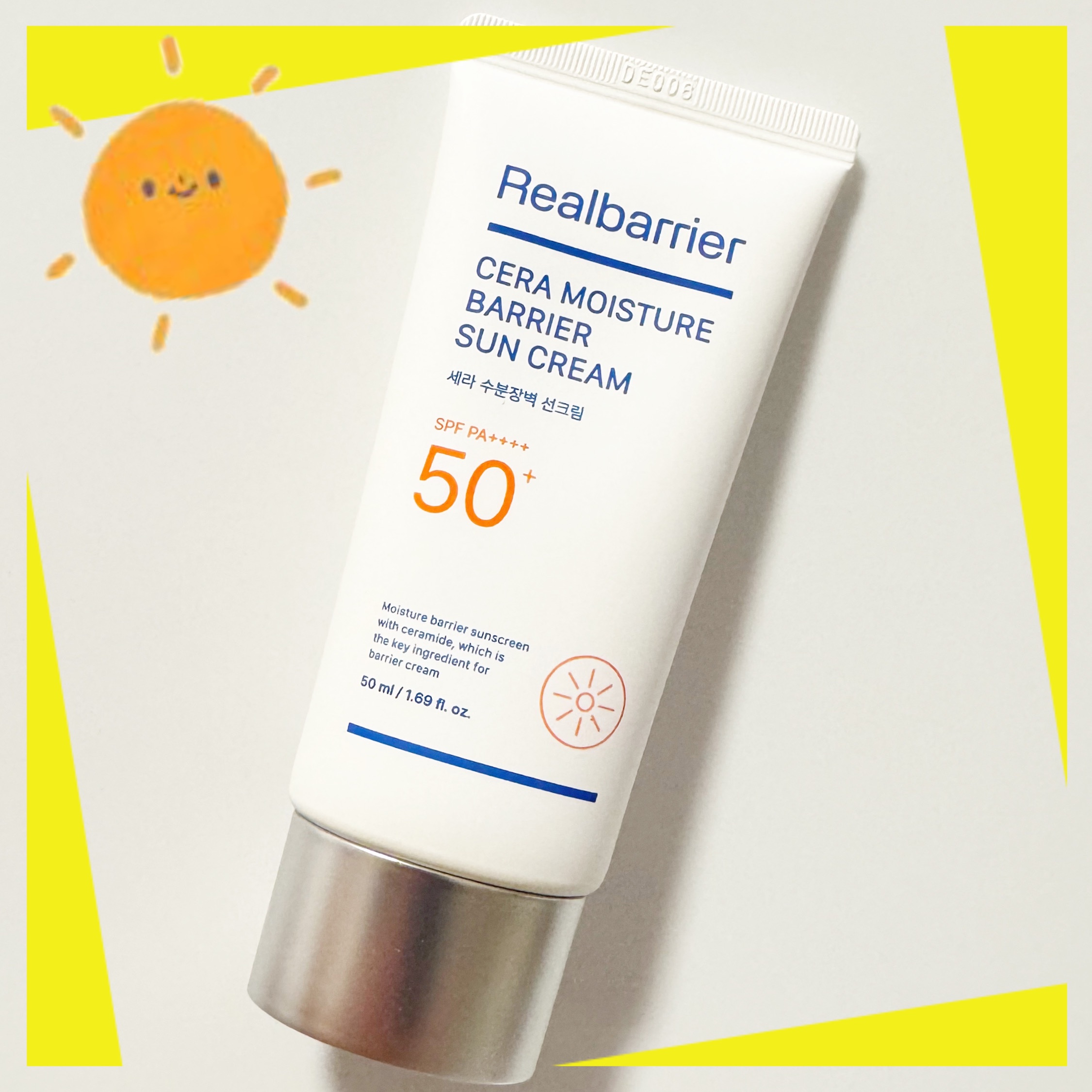 セラ水分バリア日焼け止め/Real Barrier/日焼け止めクリームを使ったクチコミ（1枚目）