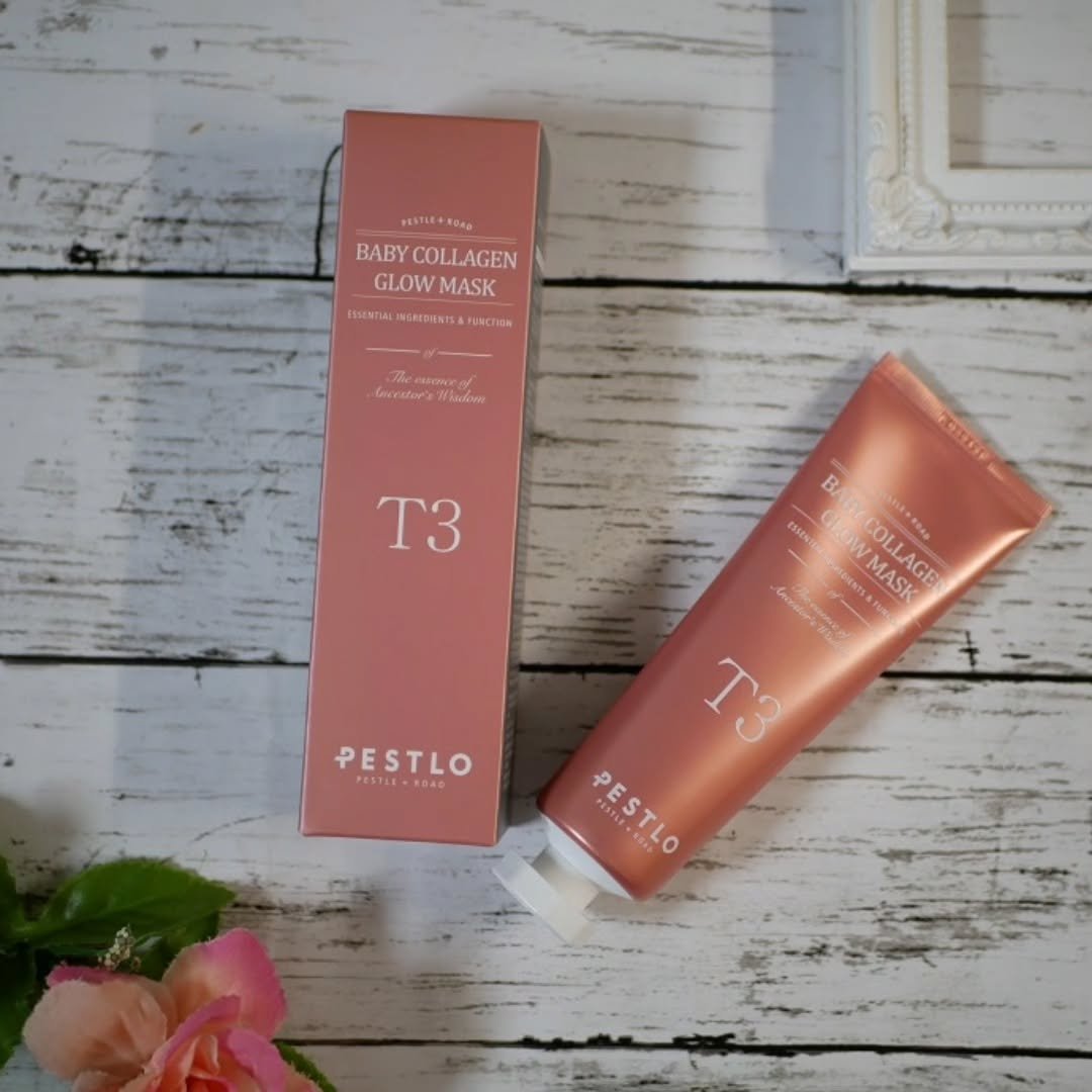 BABY COLLAGEN GLOW MASK/PESTLO/シートマスク・パックを使ったクチコミ（1枚目）