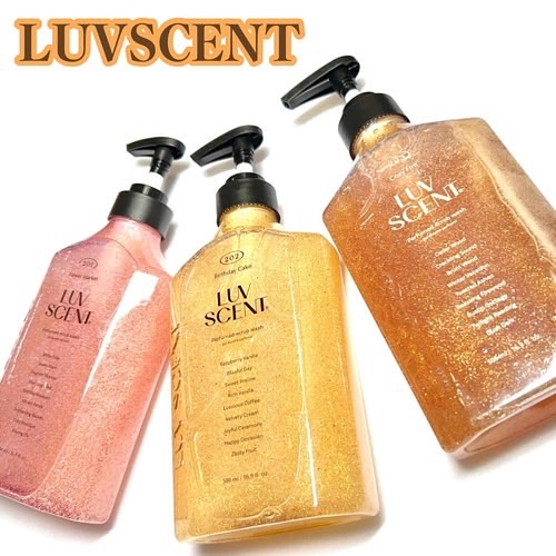 スクラブボディウォッシュ フラワーマーケット ホワイトチューリップ/LUV SCENT/ボディスクラブを使ったクチコミ（1枚目）