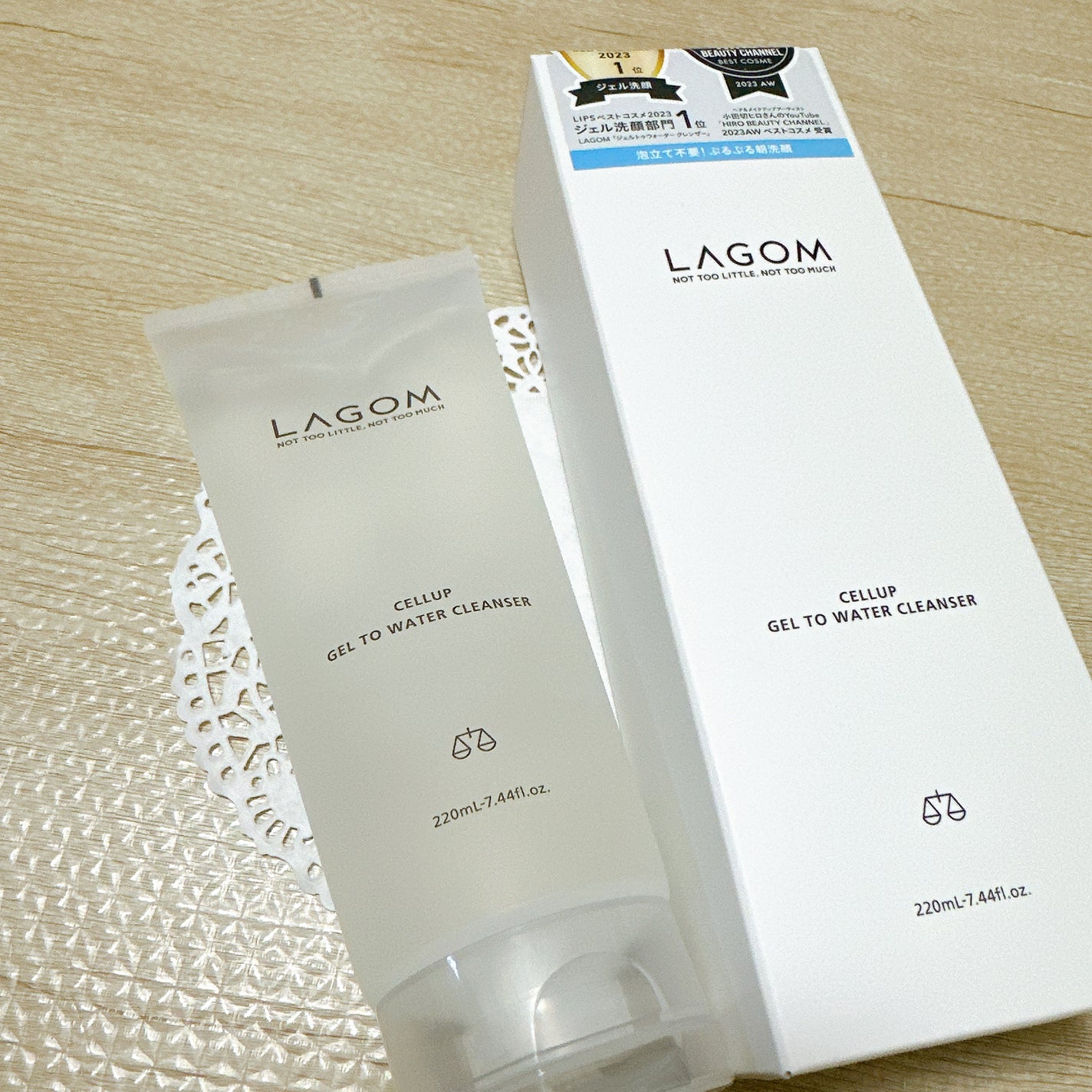 ラゴム ジェルトゥウォーター クレンザー(朝用洗顔)/LAGOM /その他洗顔料を使ったクチコミ(2枚目)