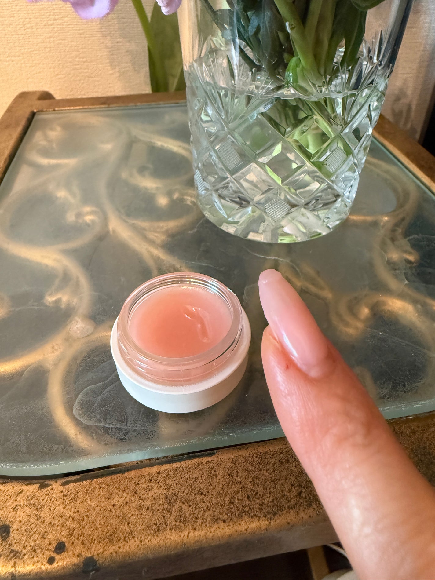 GLOWY TINT BALM/AOU/リップグロスを使ったクチコミ(4枚目)