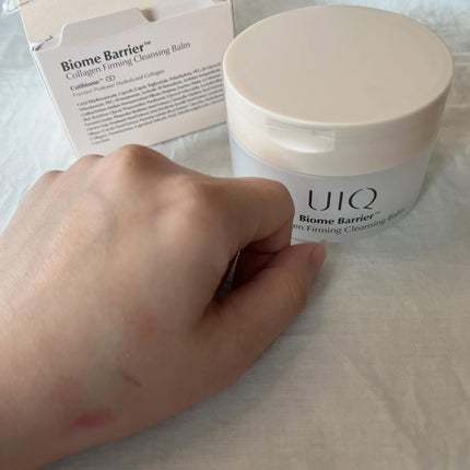 バイオームバリアコラーゲンファーミングクレンジングバーム/UIQ/クレンジングバームを使ったクチコミ(7枚目)
