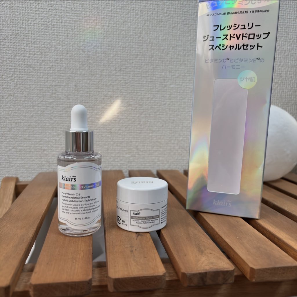 フレッシュリージュースドビタミンドロップ(35ml)/Klairs/美容液を使ったクチコミ（1枚目）