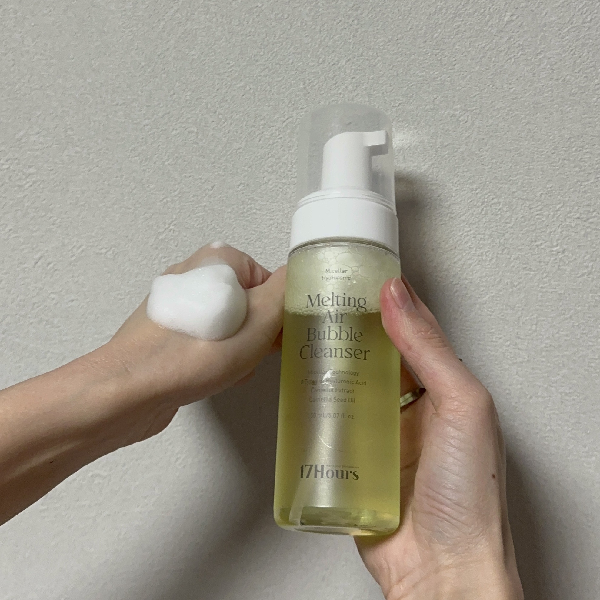 Melting Air Bubble Cleanser/17Hours/泡洗顔を使ったクチコミ（2枚目）