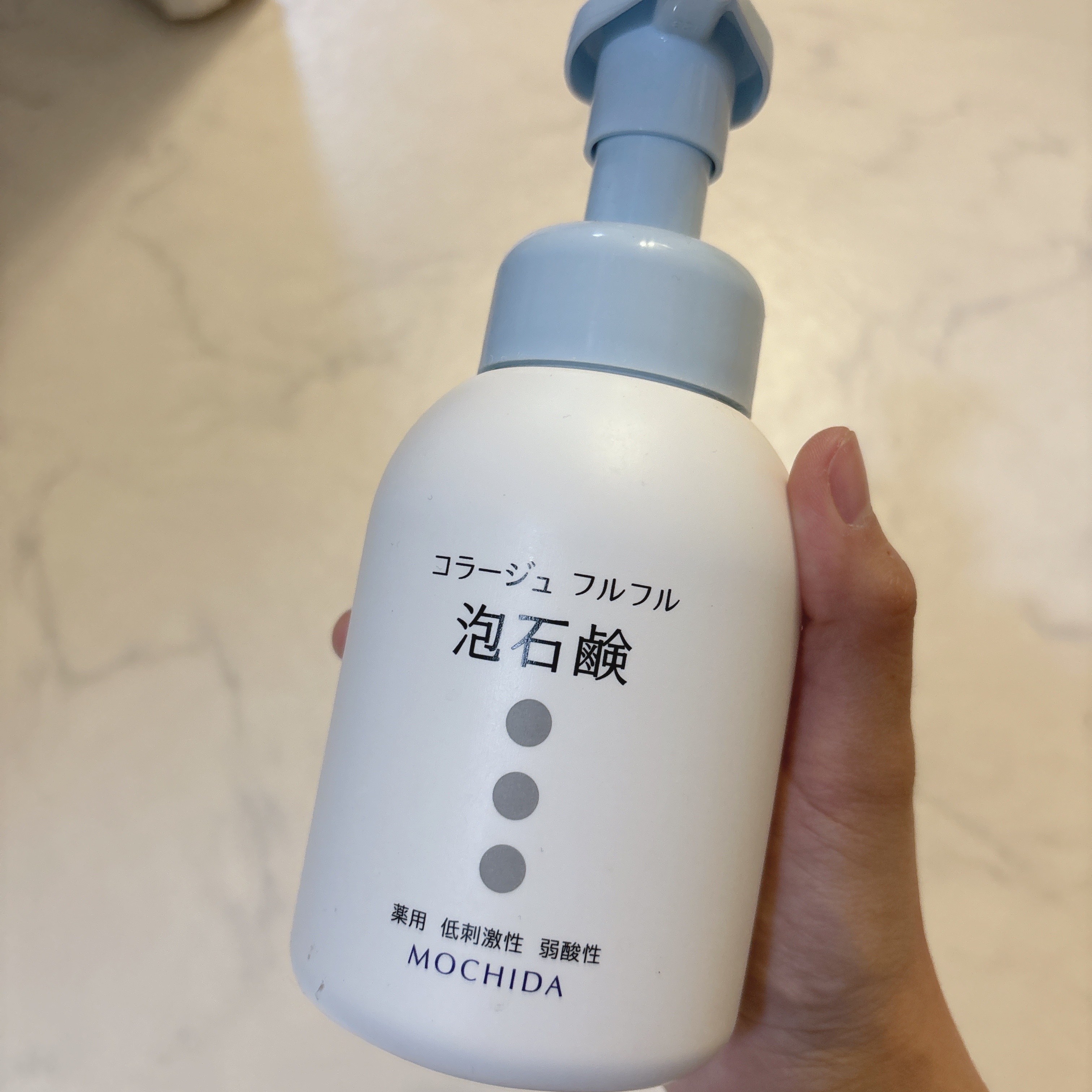 コラージュフルフル 泡石鹸 300ml(水色)/コラージュ/デリケートゾーンケアを使ったクチコミ（1枚目）