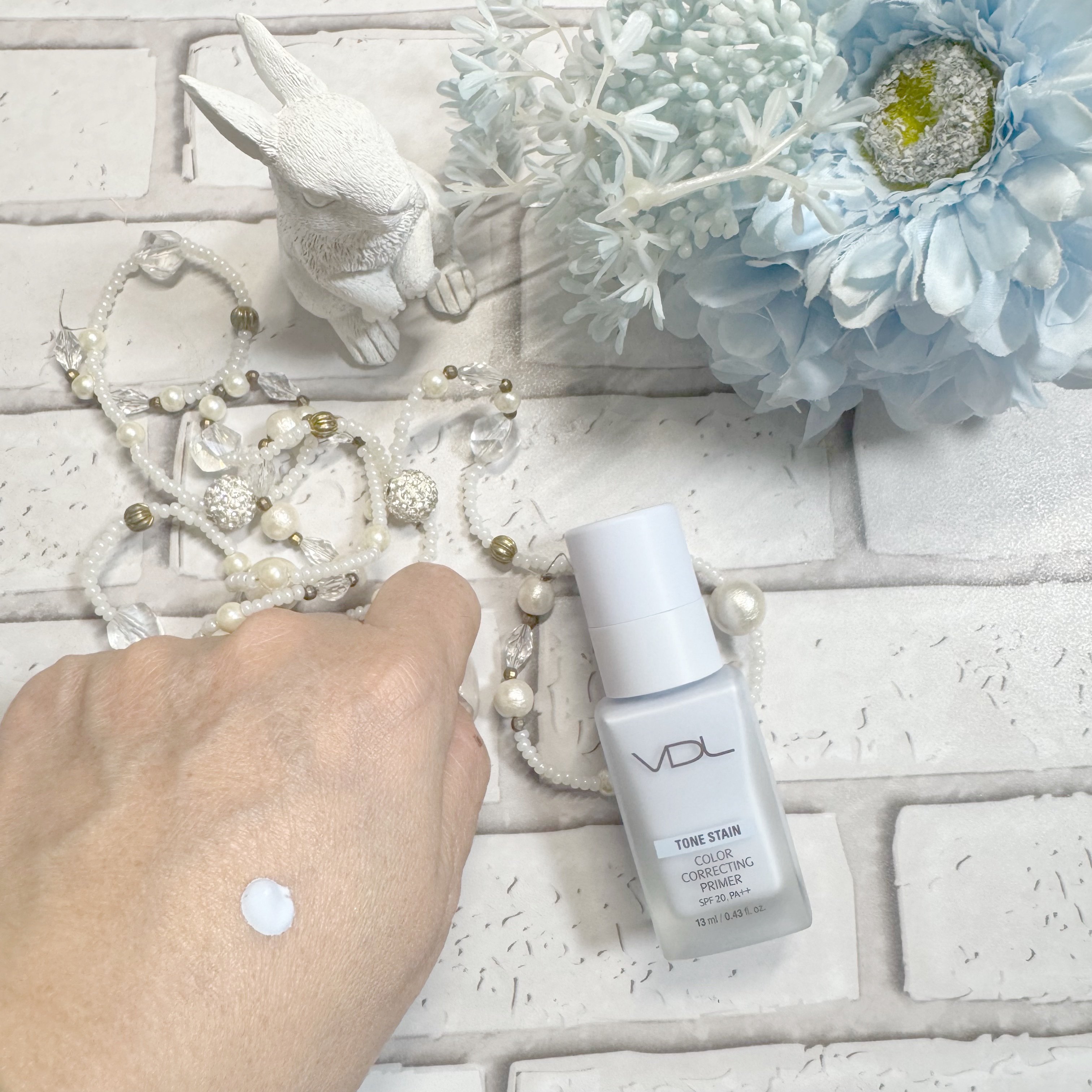 トーンステインカラーコレクティングプライマー/VDL/化粧下地を使ったクチコミ（3枚目）