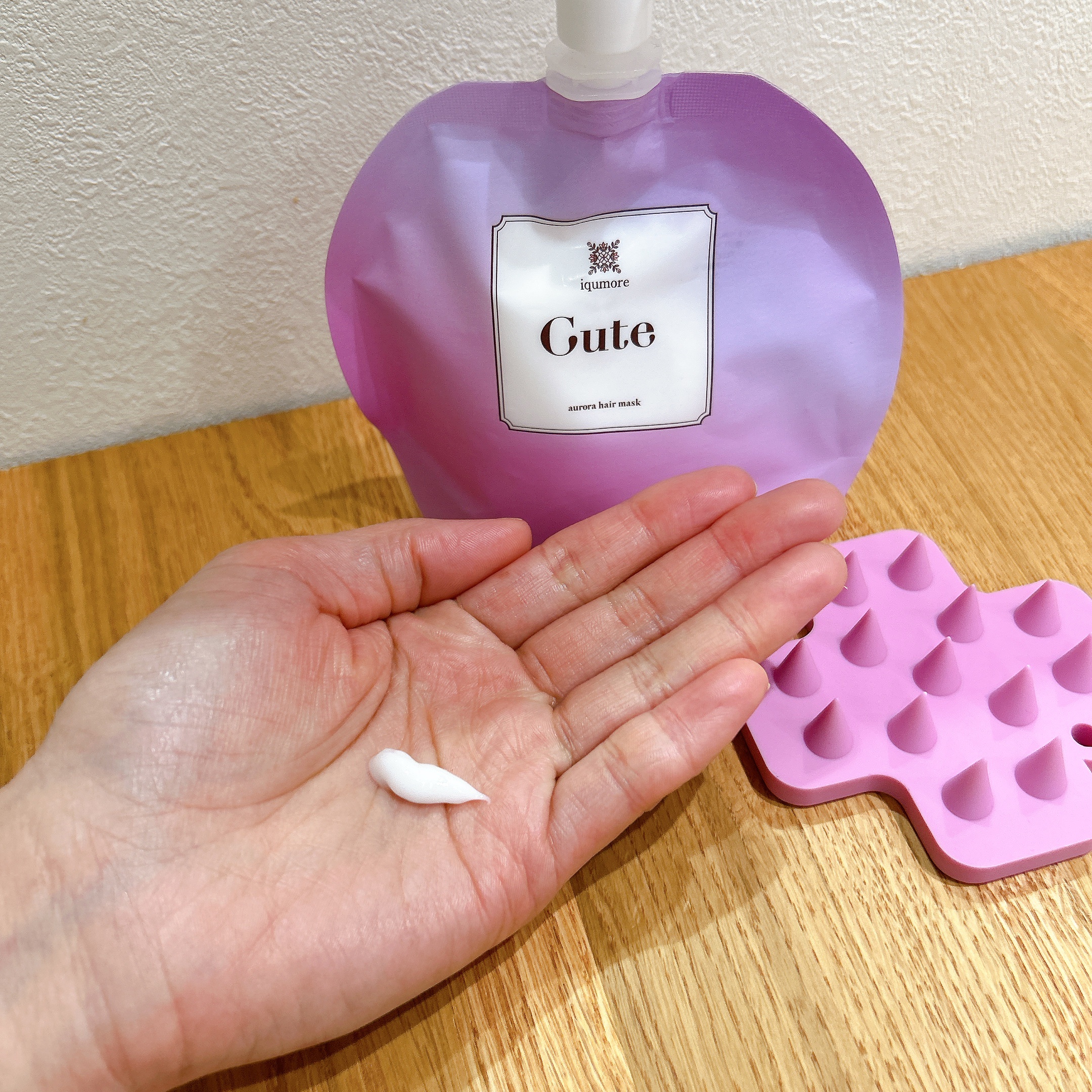 キュートヘアケアエッセンス/iqumore/頭皮ローションを使ったクチコミ（3枚目）