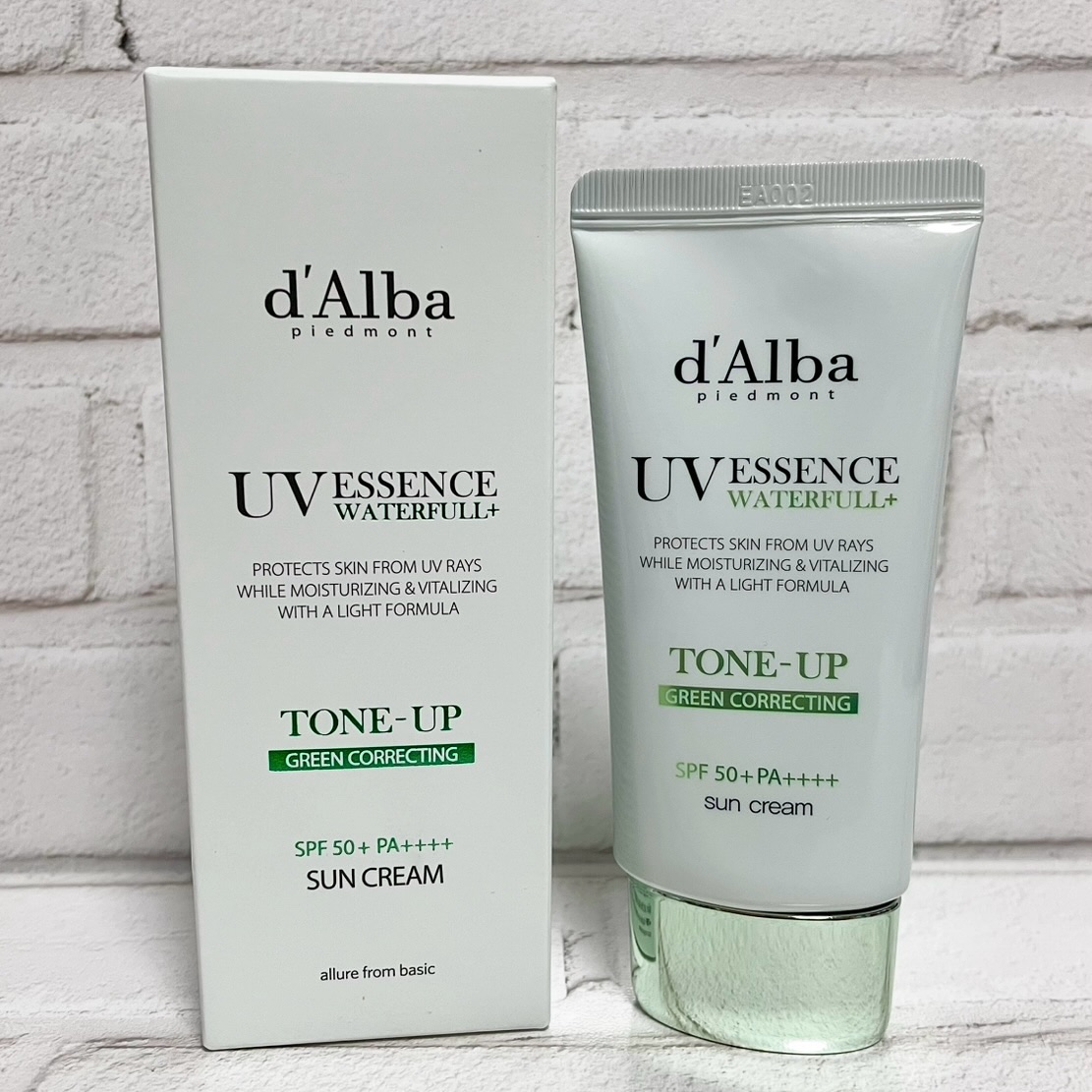 クリーンティーツリーリポソームトーンアップサンクリーム（グリーン）/ダルバ/日焼け止めクリームを使ったクチコミ（1枚目）