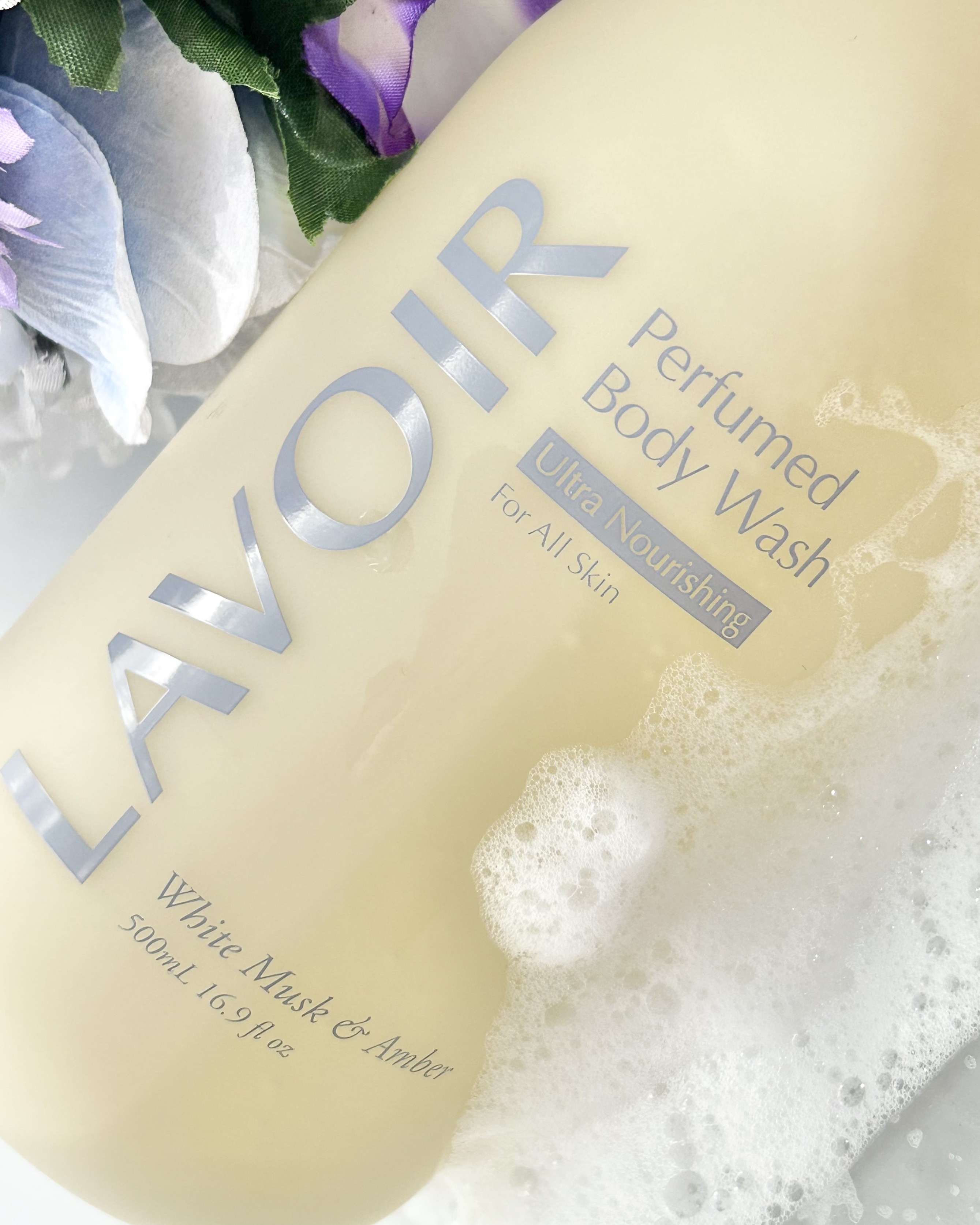 パフューム ボディウォッシュ ホワイトムスク&アンバー/LAVOIR/ボディソープを使ったクチコミ（1枚目）