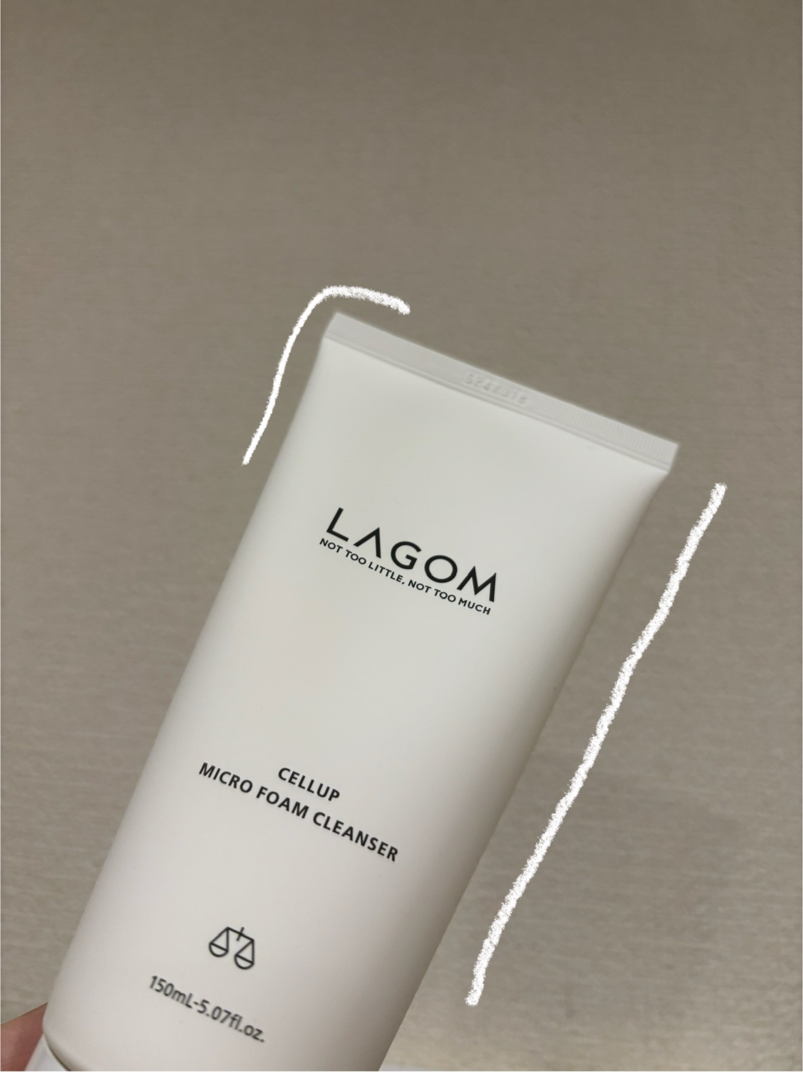 マイクロフォーム クレンザー(夜用洗顔)/LAGOM /クレンジングクリームを使ったクチコミ（1枚目）