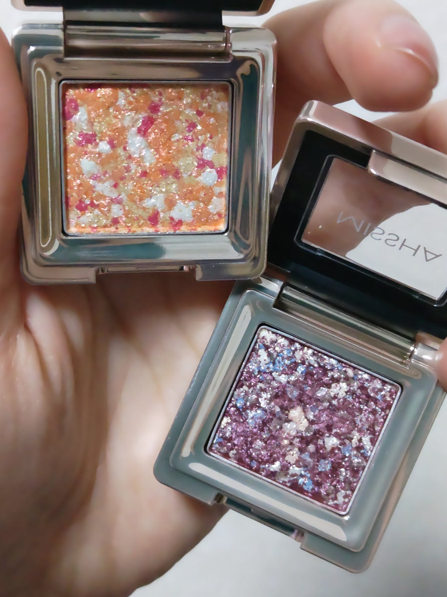 グリッタープリズム シャドウ/MISSHA/グリッターを使ったクチコミ(1枚目)