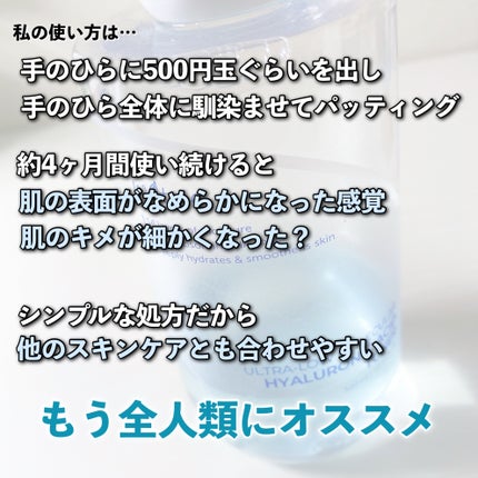 超低分子ヒアルロン酸トナー/Isntree/化粧水を使ったクチコミ(4枚目)