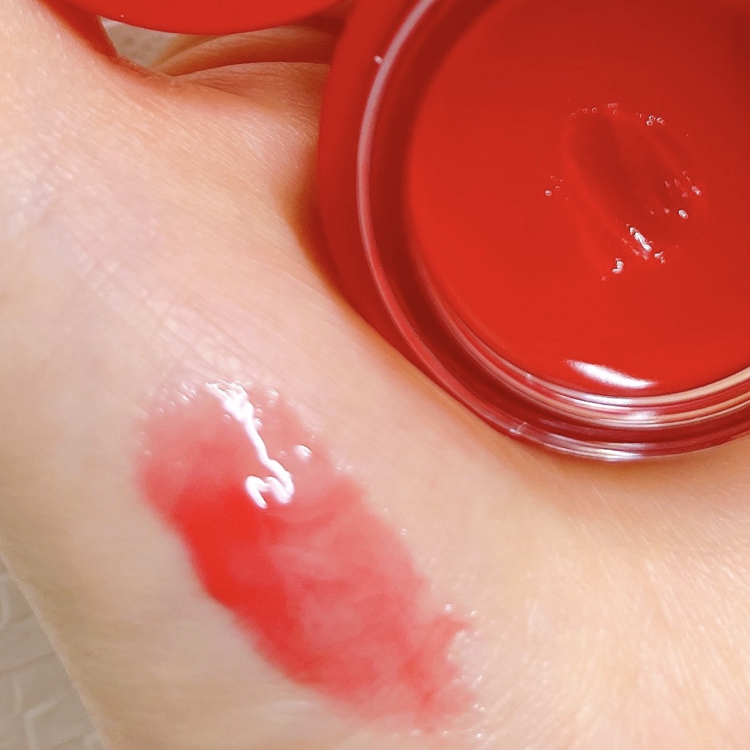 GLOWY TINT BALM/AOU/リップグロスを使ったクチコミ（3枚目）