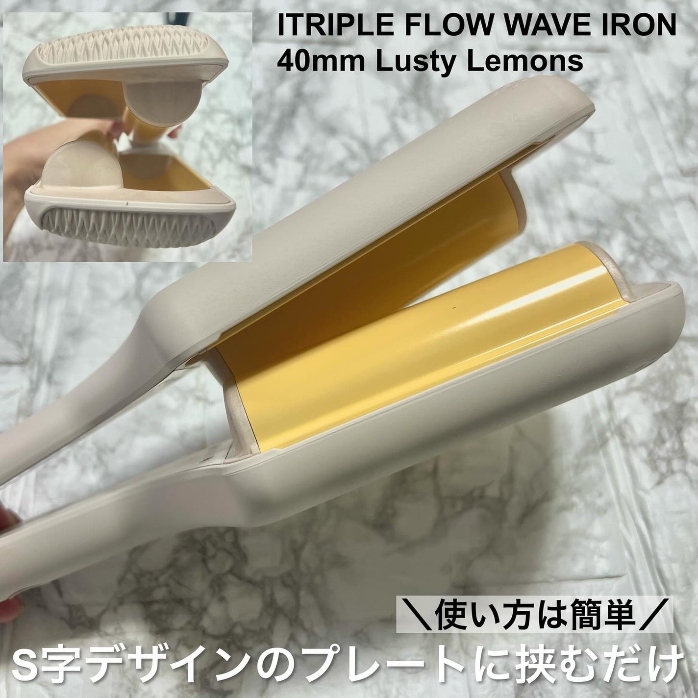 Miki on LIPS 「VODANATRIPLEFLOWWAVEIRON40mmLus..」(2枚目)