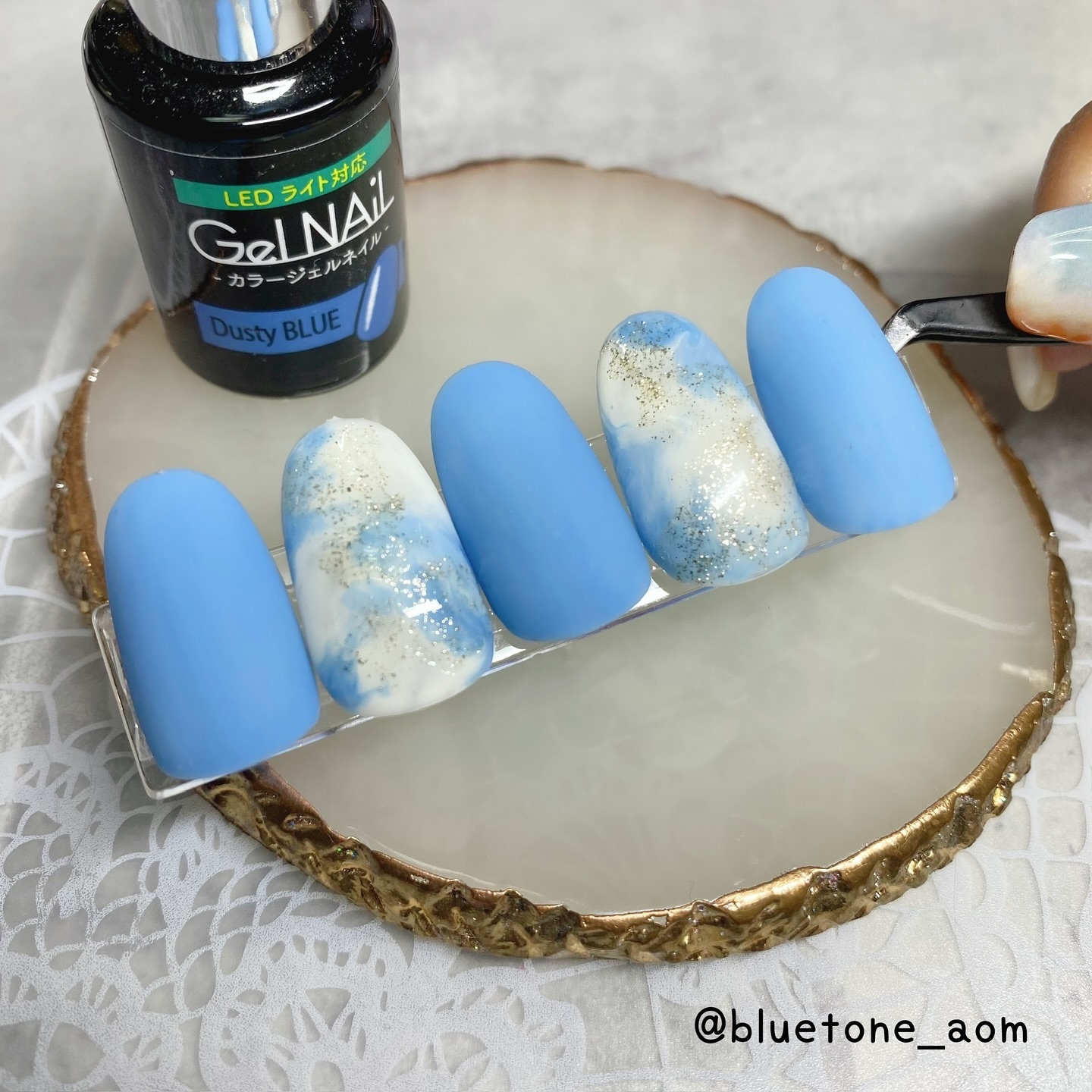 ジェルネイル（ライト対応）/セリア/ジェルネイルを使ったクチコミ（3枚目）