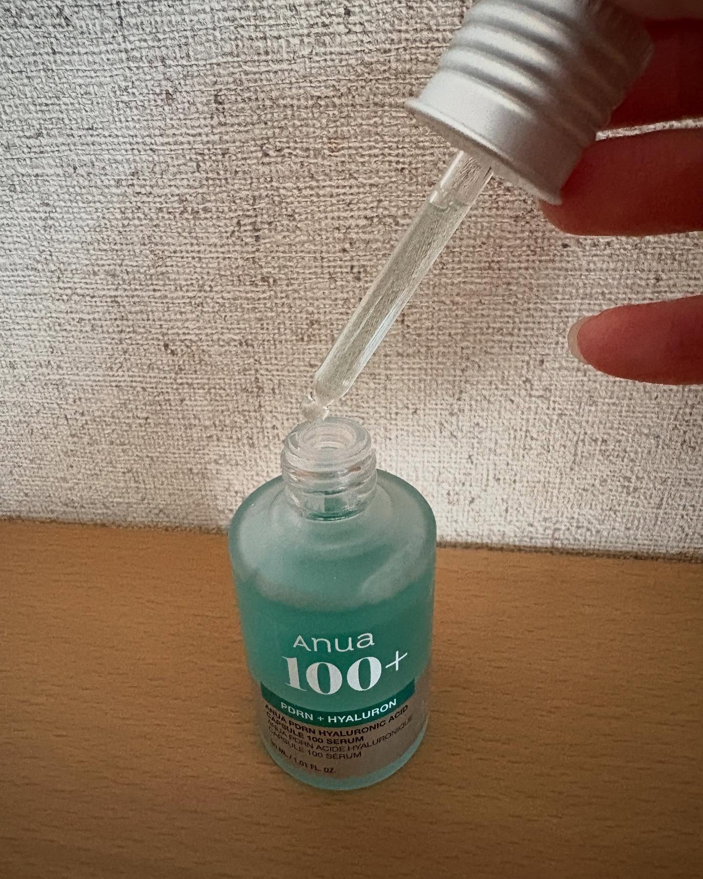 PDRNヒアルロン酸カプセル100セラム/Anua/美容液を使ったクチコミ（2枚目）