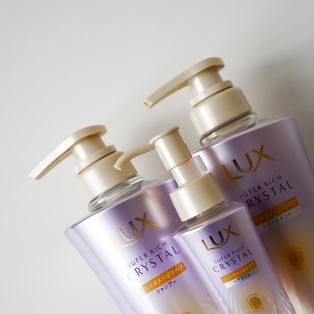 スーパーリッチクリスタル マルチダメージリペア シャンプー/トリートメント/LUX/市販シャンプーを使ったクチコミ(1枚目)