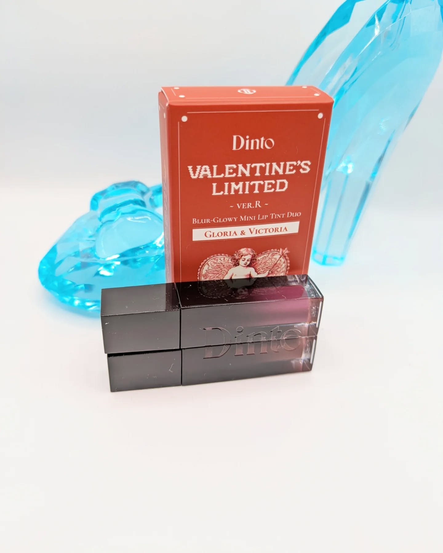 [バレンタインリミテッド]ブラーグローイミニリップティントデュオ/Dinto/リップティントを使ったクチコミ（1枚目）