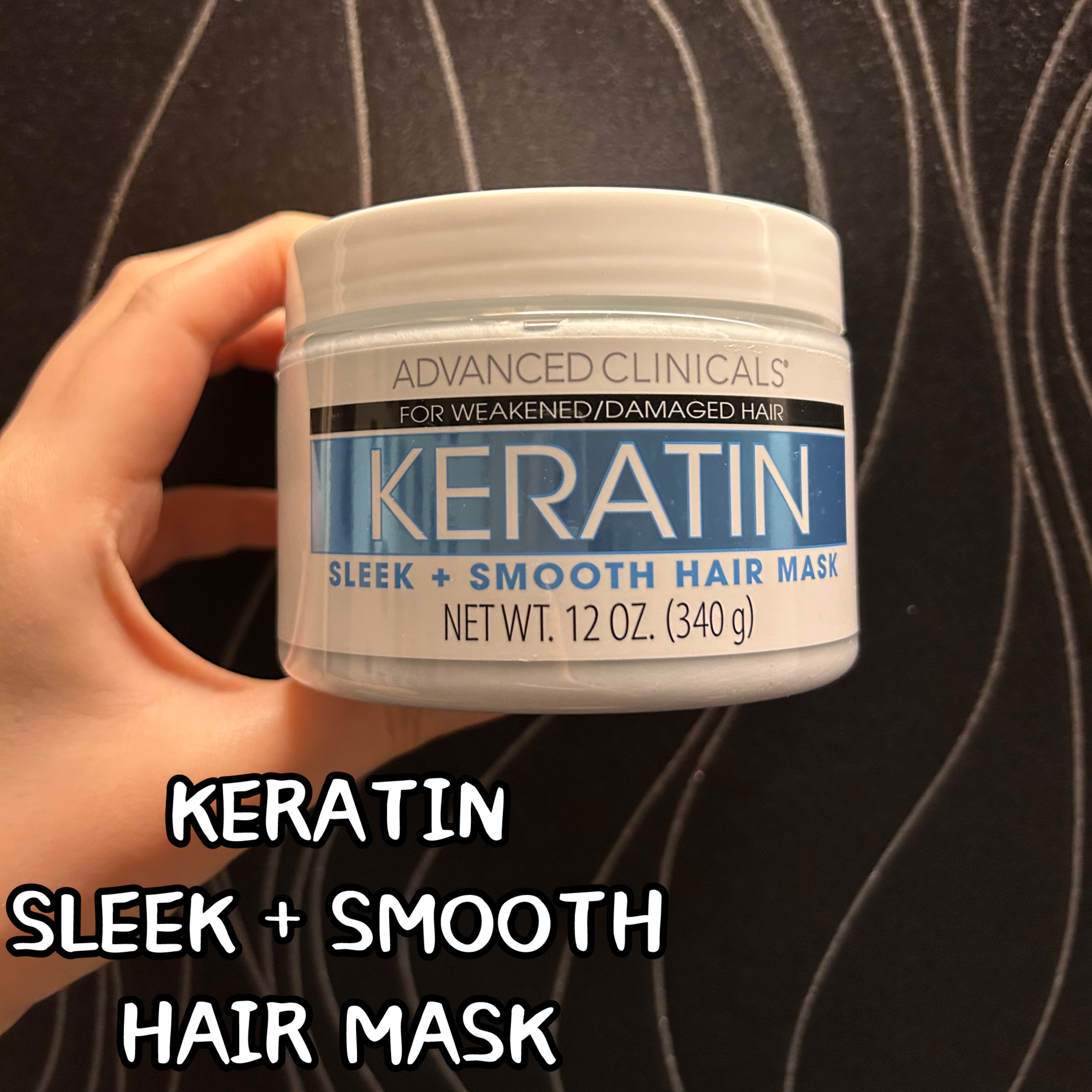 ケラチン スリーク+スムースヘアマスク/ADVANCED CLINICALS/ヘアマスク・ヘアパックを使ったクチコミ（1枚目）