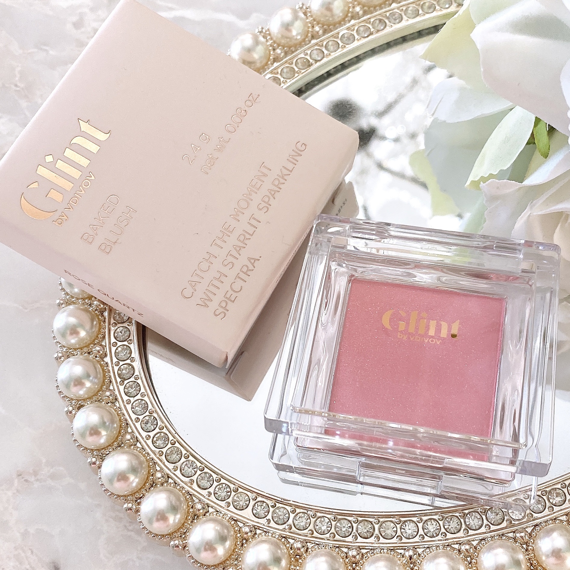 ベイクドブラッシュ/Glint/パウダーチークを使ったクチコミ（3枚目）