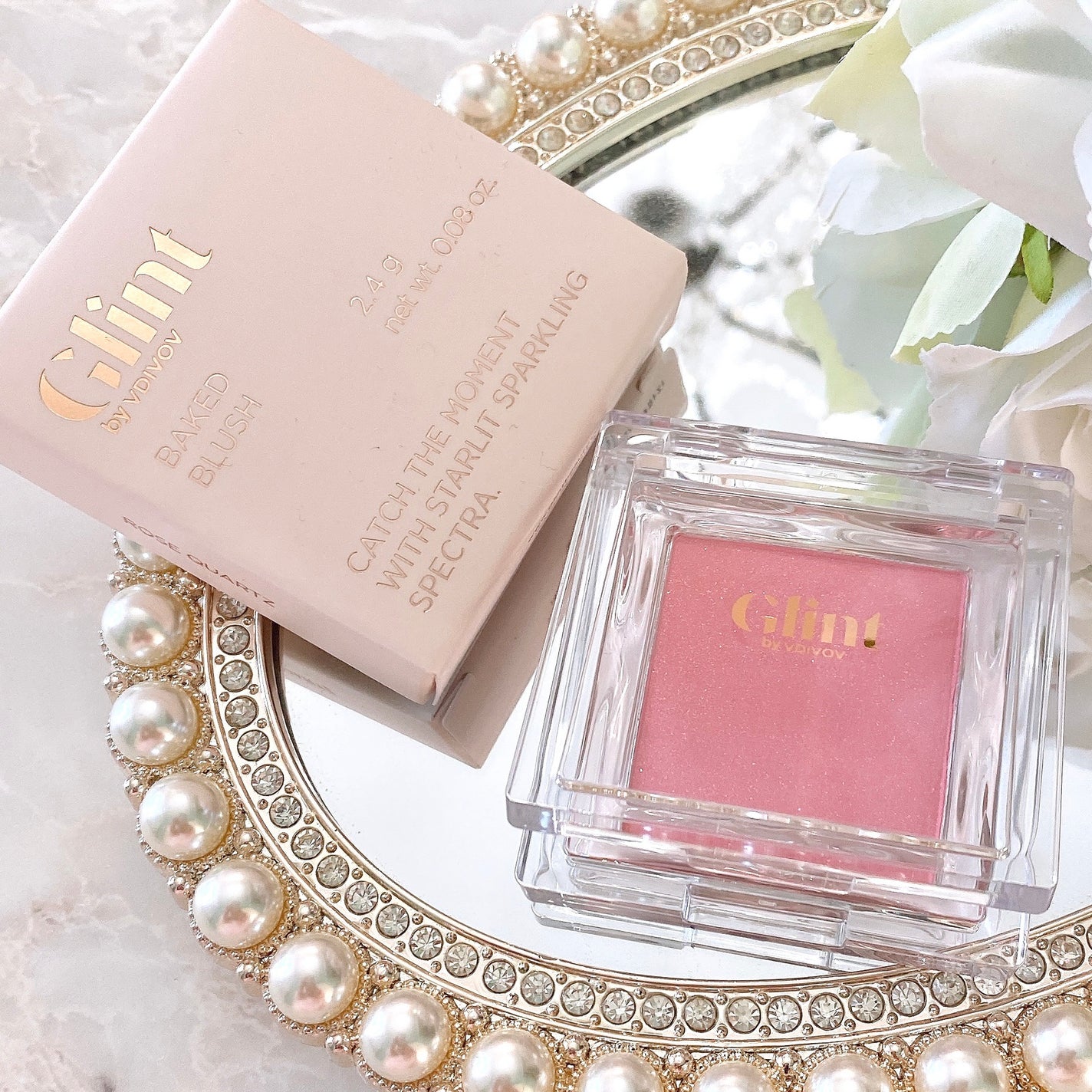 ベイクドブラッシュ/Glint/パウダーチークを使ったクチコミ(3枚目)