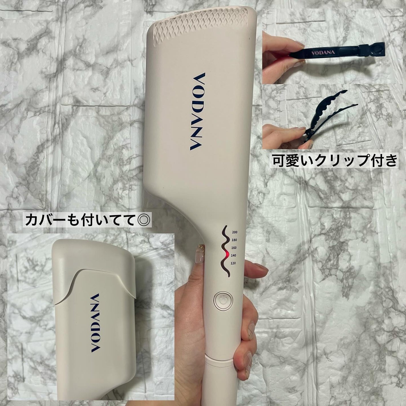 Miki on LIPS 「VODANATRIPLEFLOWWAVEIRON40mmLus..」(3枚目)