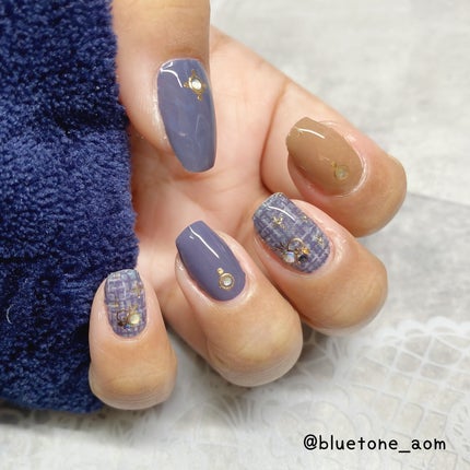 貼るジェルネイル/セリア/ネイルシールを使ったクチコミ(1枚目)