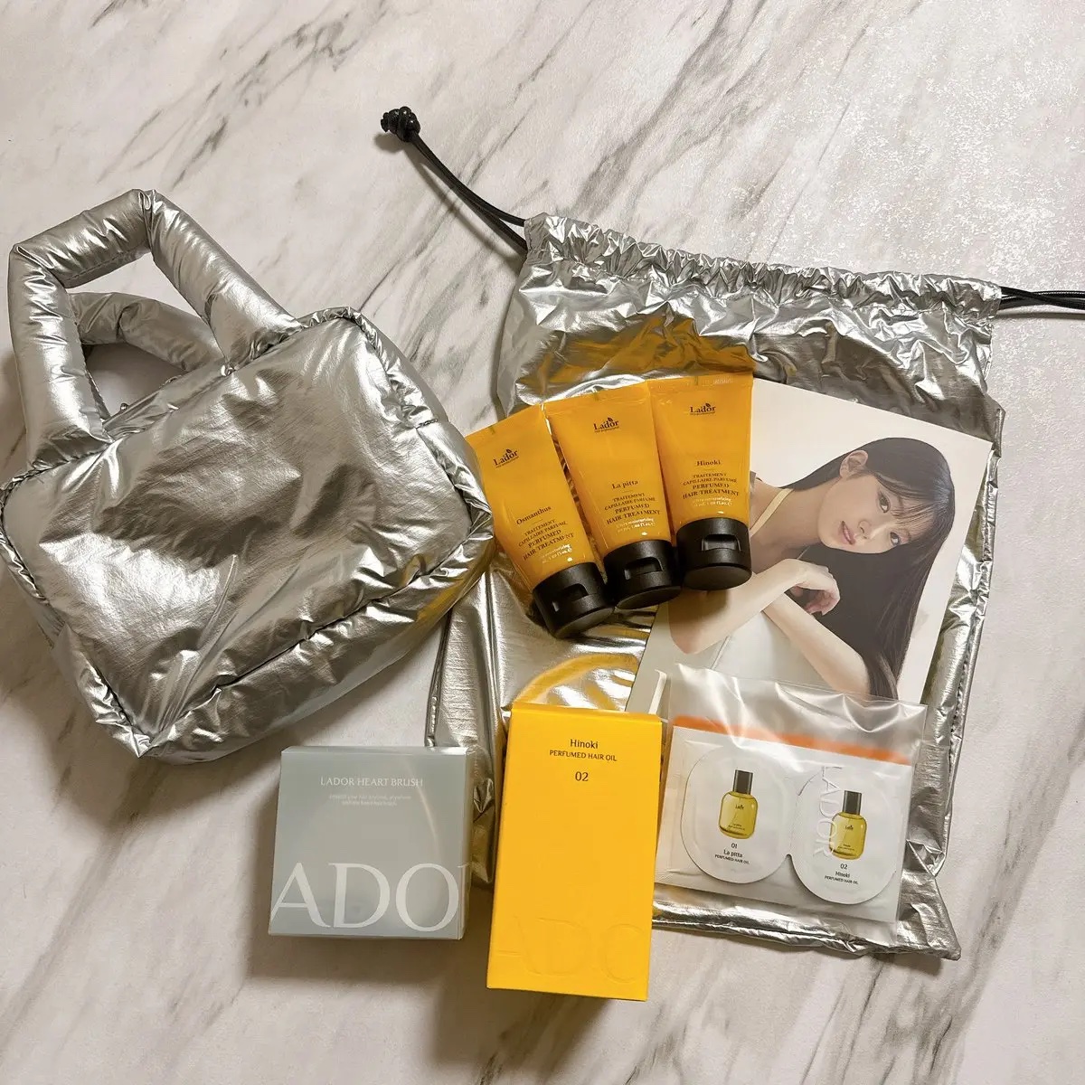 パフュームヘアオイル ヒノキ/La'dor/ヘアオイルを使ったクチコミ（1枚目）