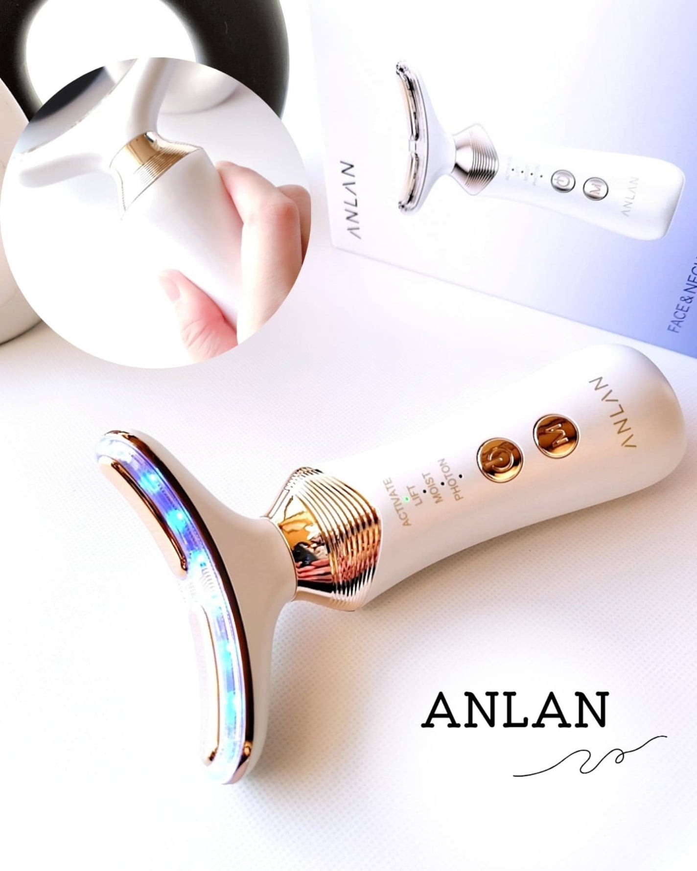 リフト美顔器/ANLAN/美顔器・マッサージを使ったクチコミ(1枚目)