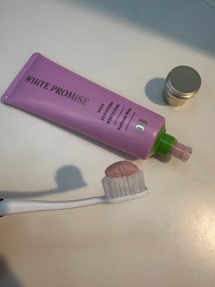 ホワイトプロミス 美白*+口臭ケア/WHiTE PROMiSE/歯磨き粉を使ったクチコミ(2枚目)