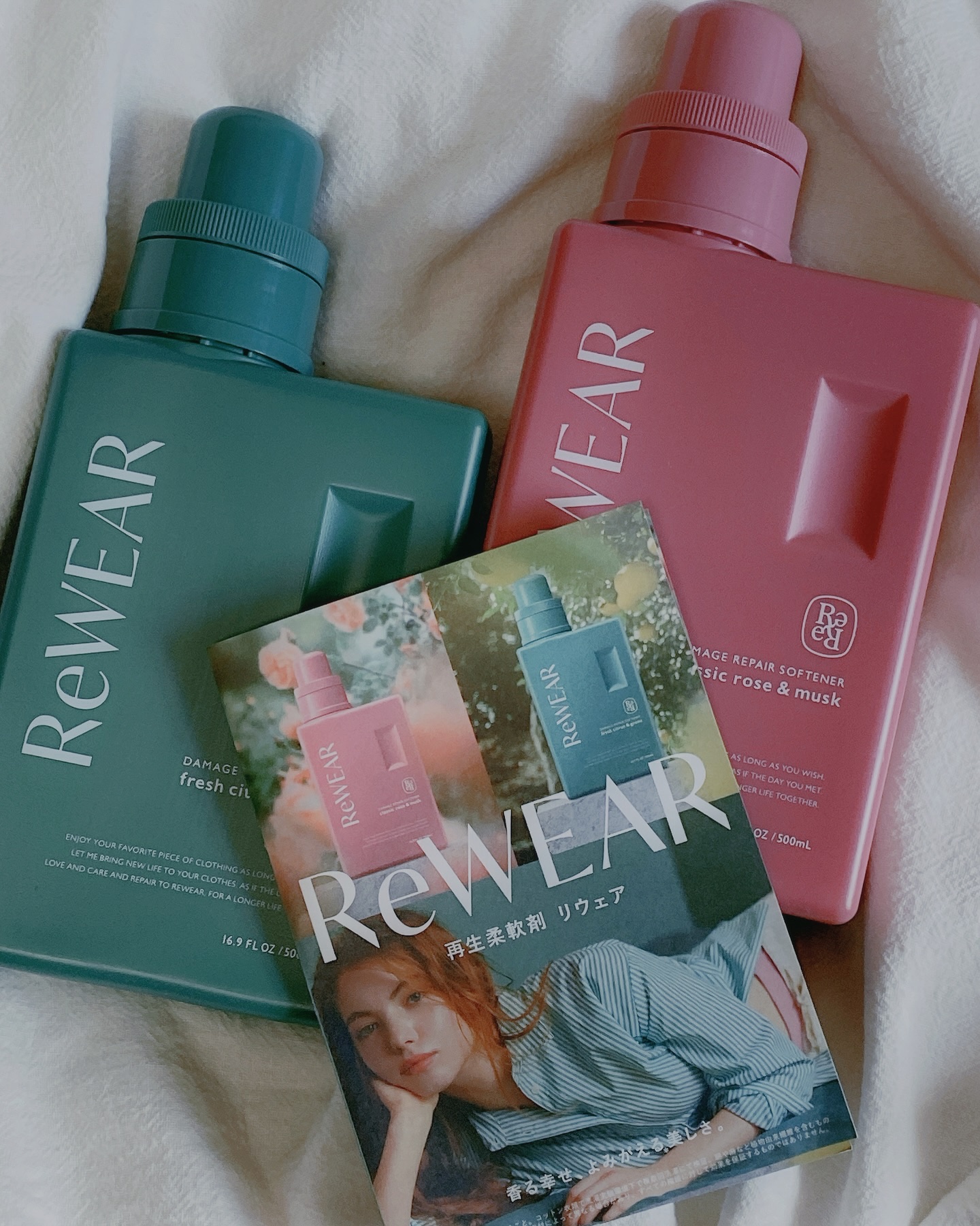 再生柔軟剤　クラシックローズ＆ムスク/ReWEAR/柔軟剤を使ったクチコミ（1枚目）