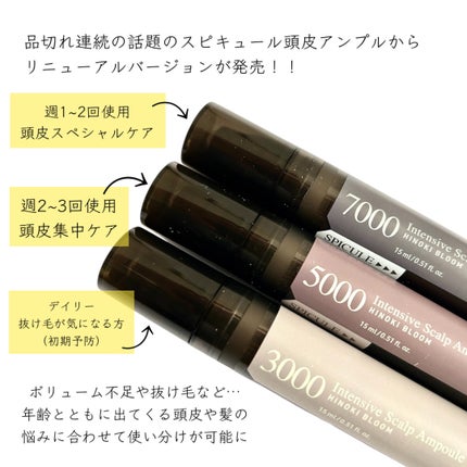 センティッドインテンシブスカルプアンプル/BANANAL/頭皮ローションを使ったクチコミ(2枚目)