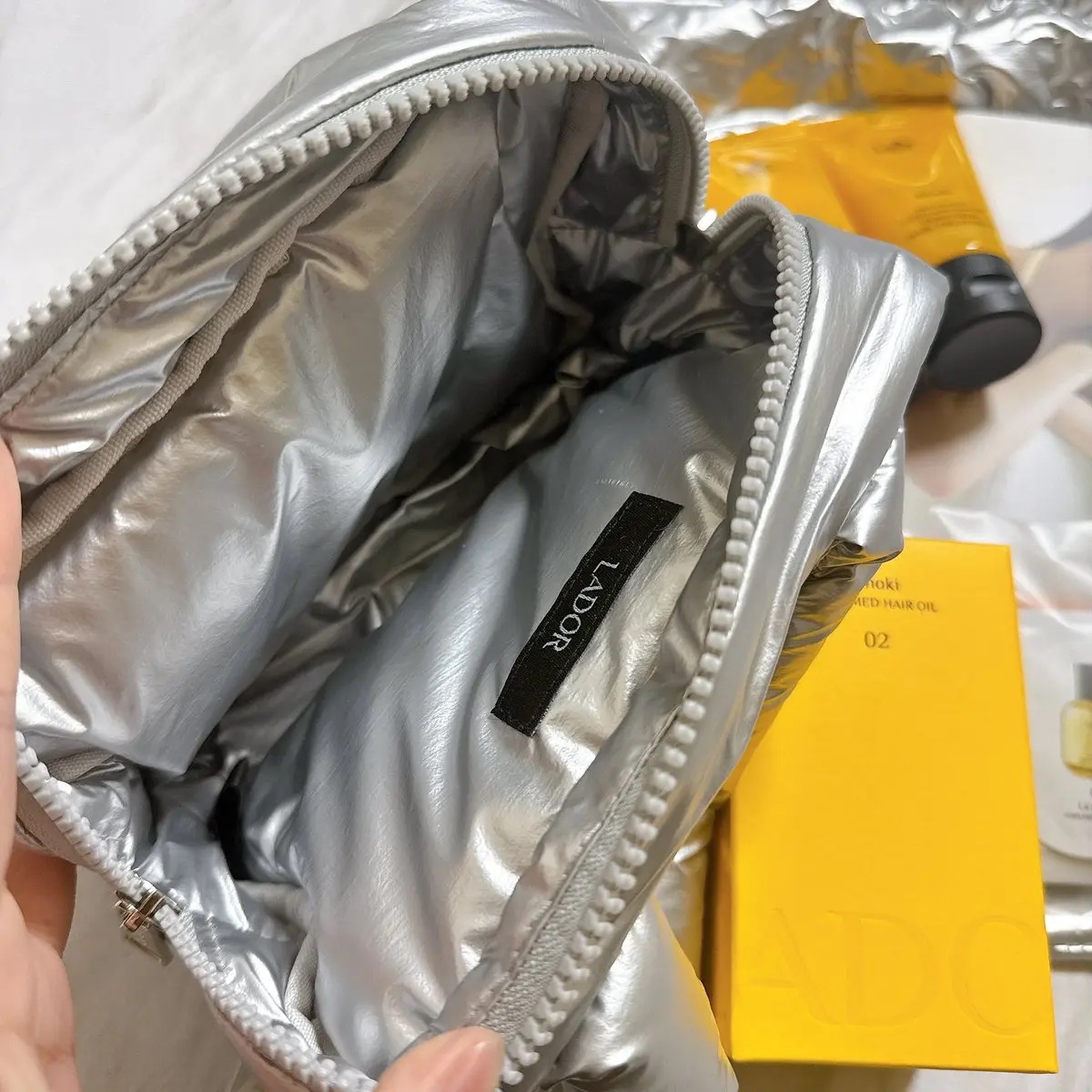 パフュームヘアオイル ヒノキ/La'dor/ヘアオイルを使ったクチコミ（2枚目）