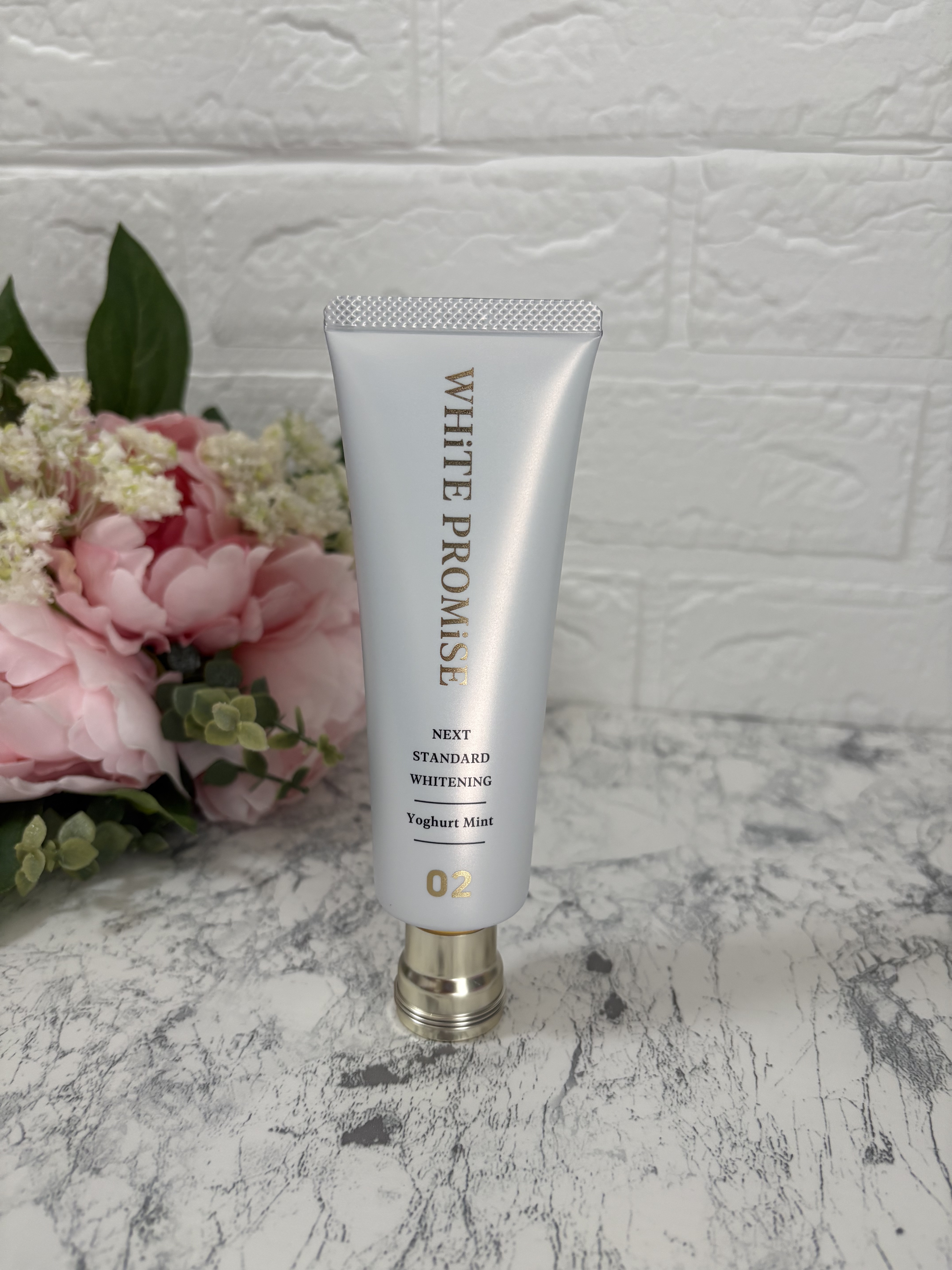 ホワイトプロミス  美白*＋むし歯予防*/WHiTE PROMiSE/歯磨き粉を使ったクチコミ（1枚目）