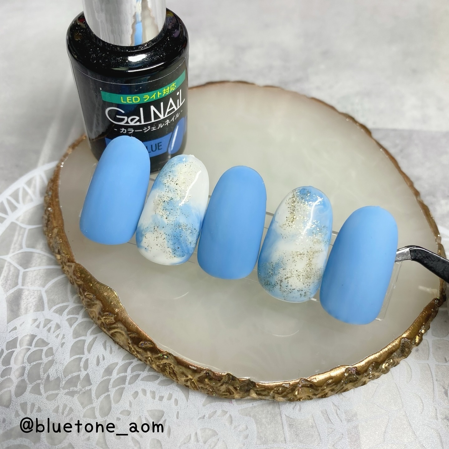 ジェルネイル（ライト対応）/セリア/ジェルネイルを使ったクチコミ（2枚目）