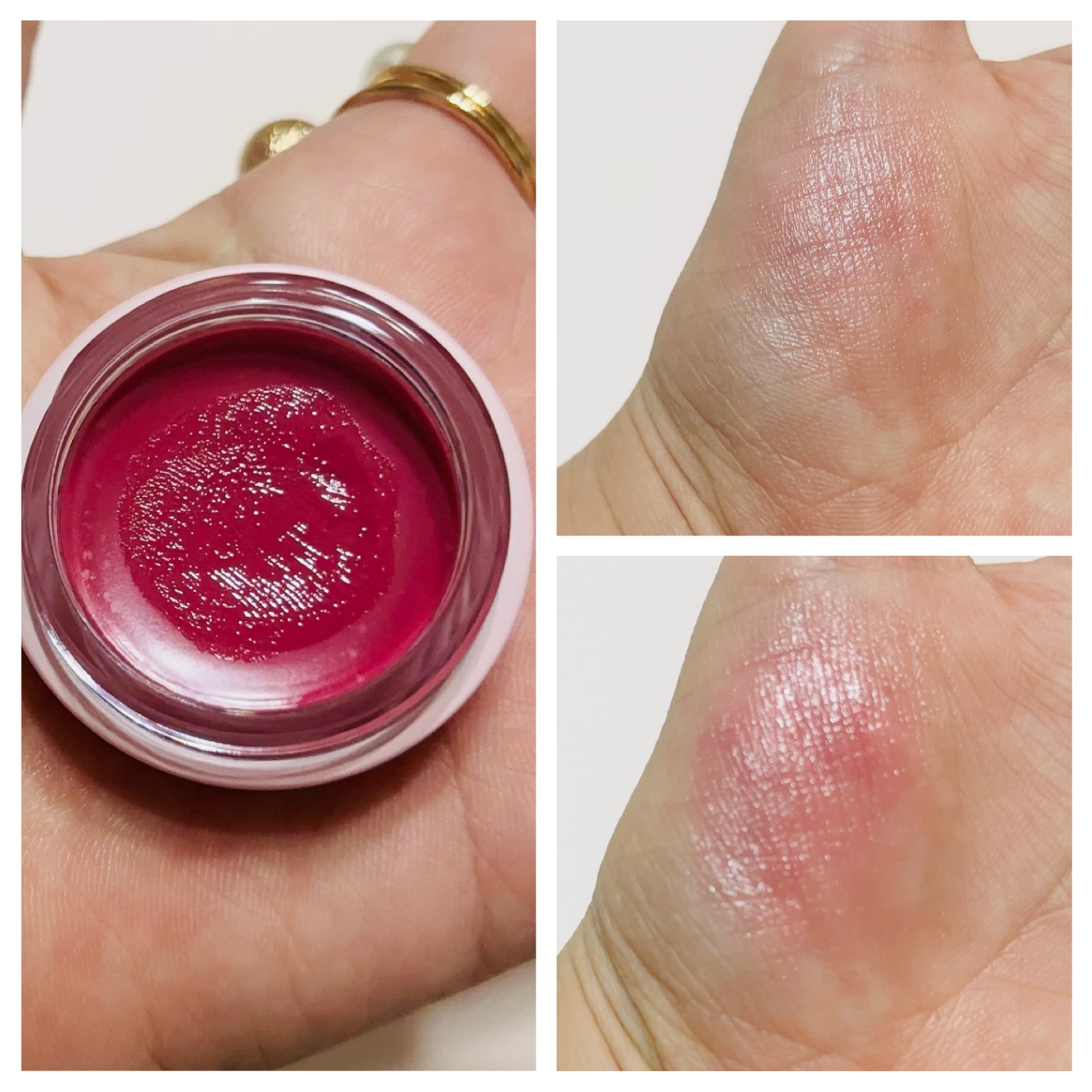 GLOWY TINT BALM/AOU/リップグロスを使ったクチコミ（2枚目）