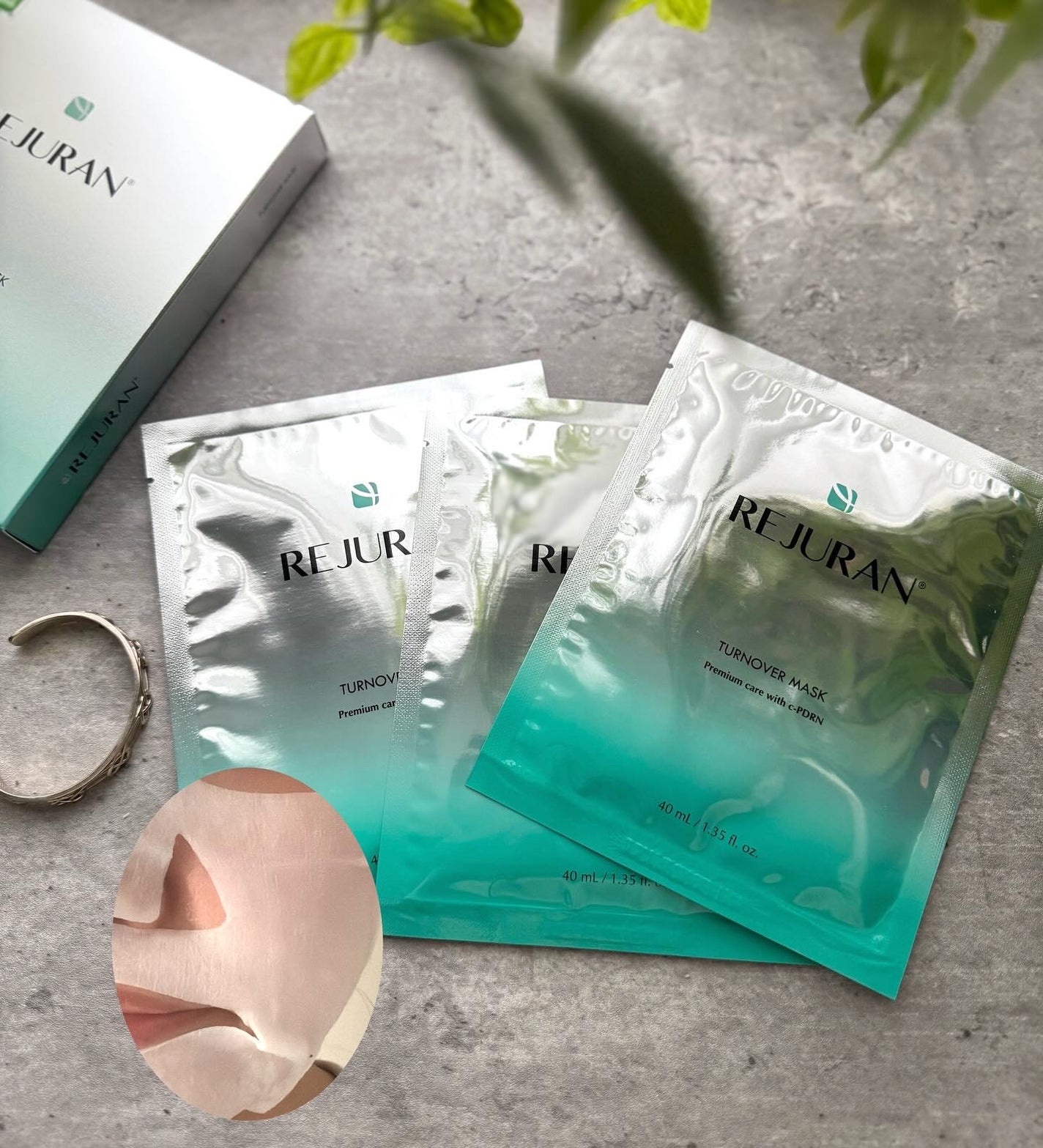 REJURAN ターンオーバーマスク(5枚入り)/REJURAN COSMETICS/シートマスク・パックを使ったクチコミ(1枚目)