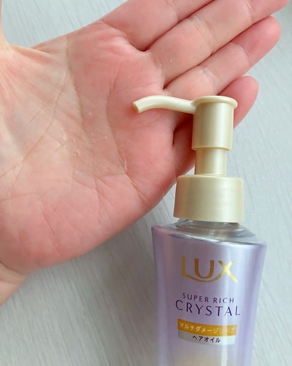 ラックス スーパーリッチクリスタル マルチダメージリペア ヘアオイル/LUX/ヘアオイルを使ったクチコミ(3枚目)