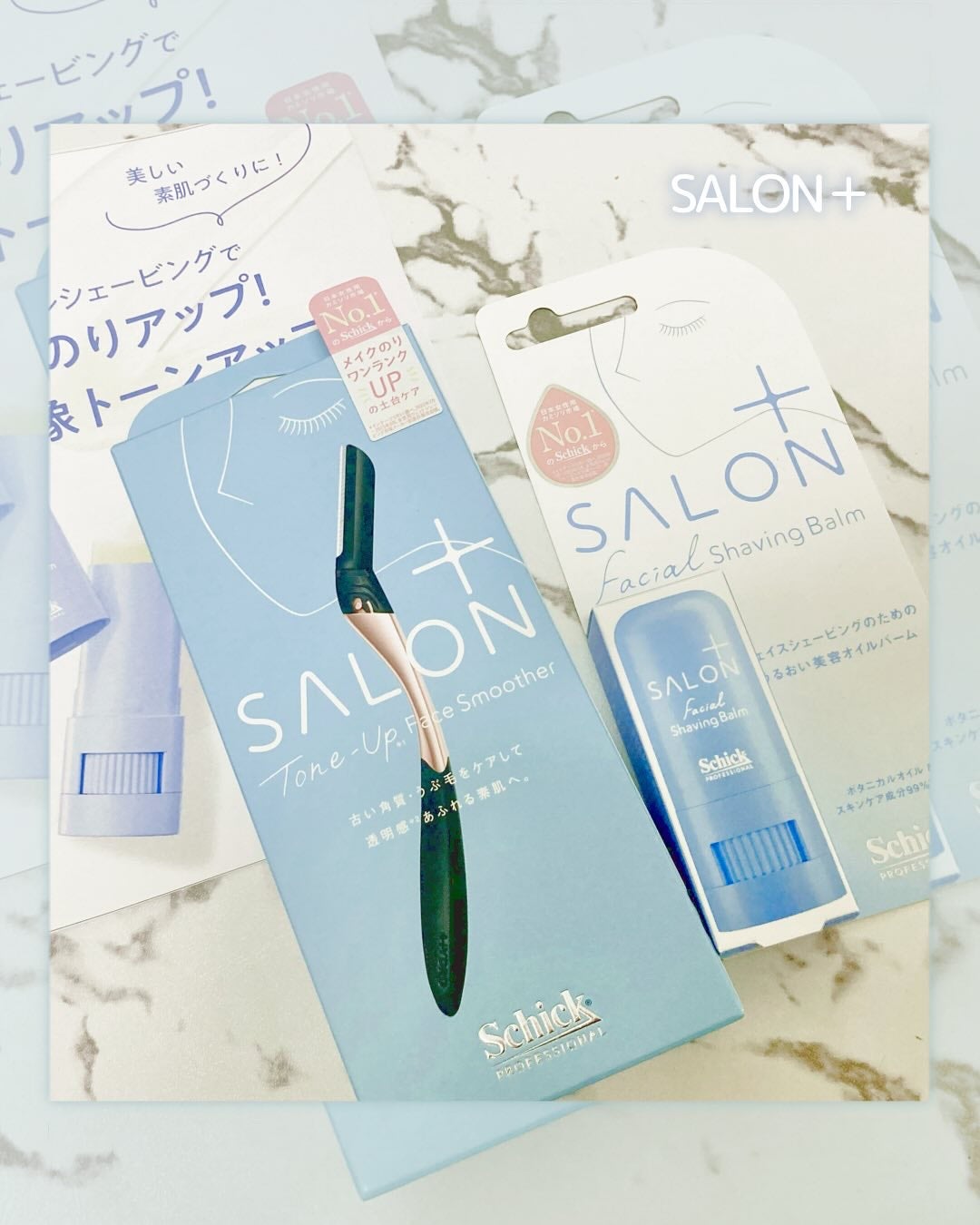 サロンプラス トーンアップ フェイススムーサー ホルダー(刃付き)/サロンプラス/シェーバーを使ったクチコミ(1枚目)