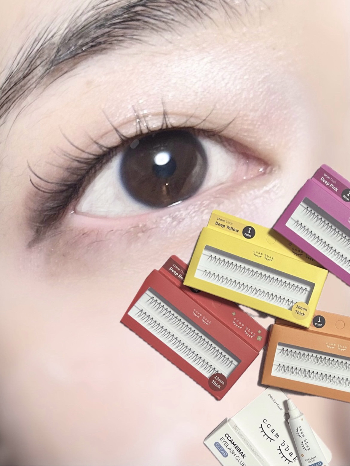EYELASH GLUE CLEAR/CCAM BBAK/つけまつげを使ったクチコミ（3枚目）