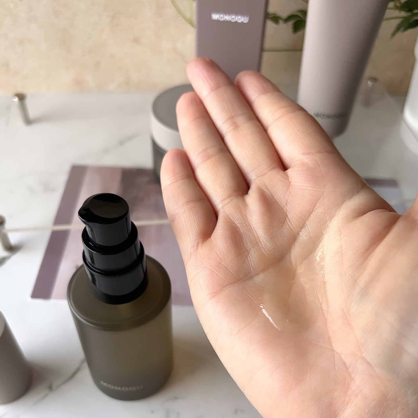 OIL JELLY/MONOQU/ヘアジェルを使ったクチコミ（3枚目）