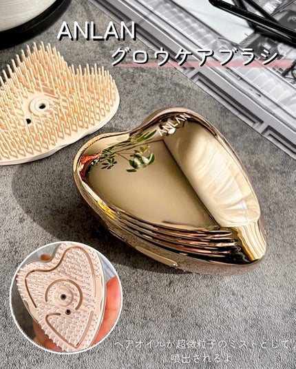 グロウケアブラシ/ANLAN/ヘアブラシを使ったクチコミ(1枚目)