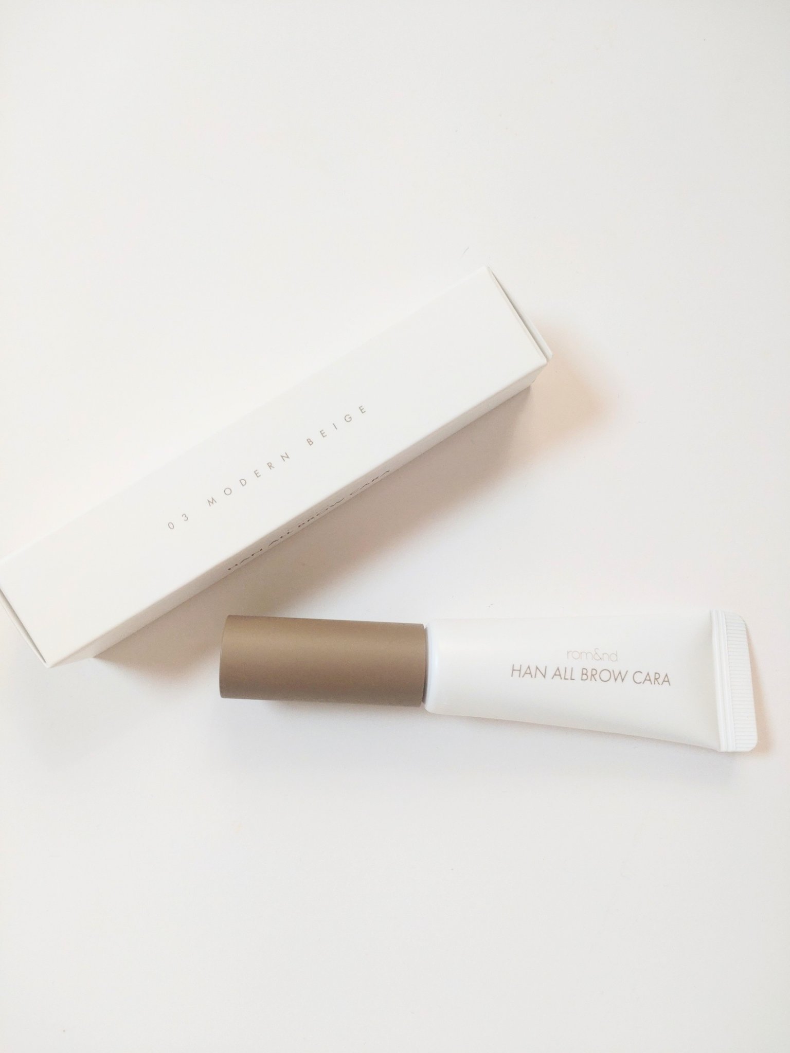 ハンオールブロウカラ/rom&nd/眉マスカラを使ったクチコミ（1枚目）