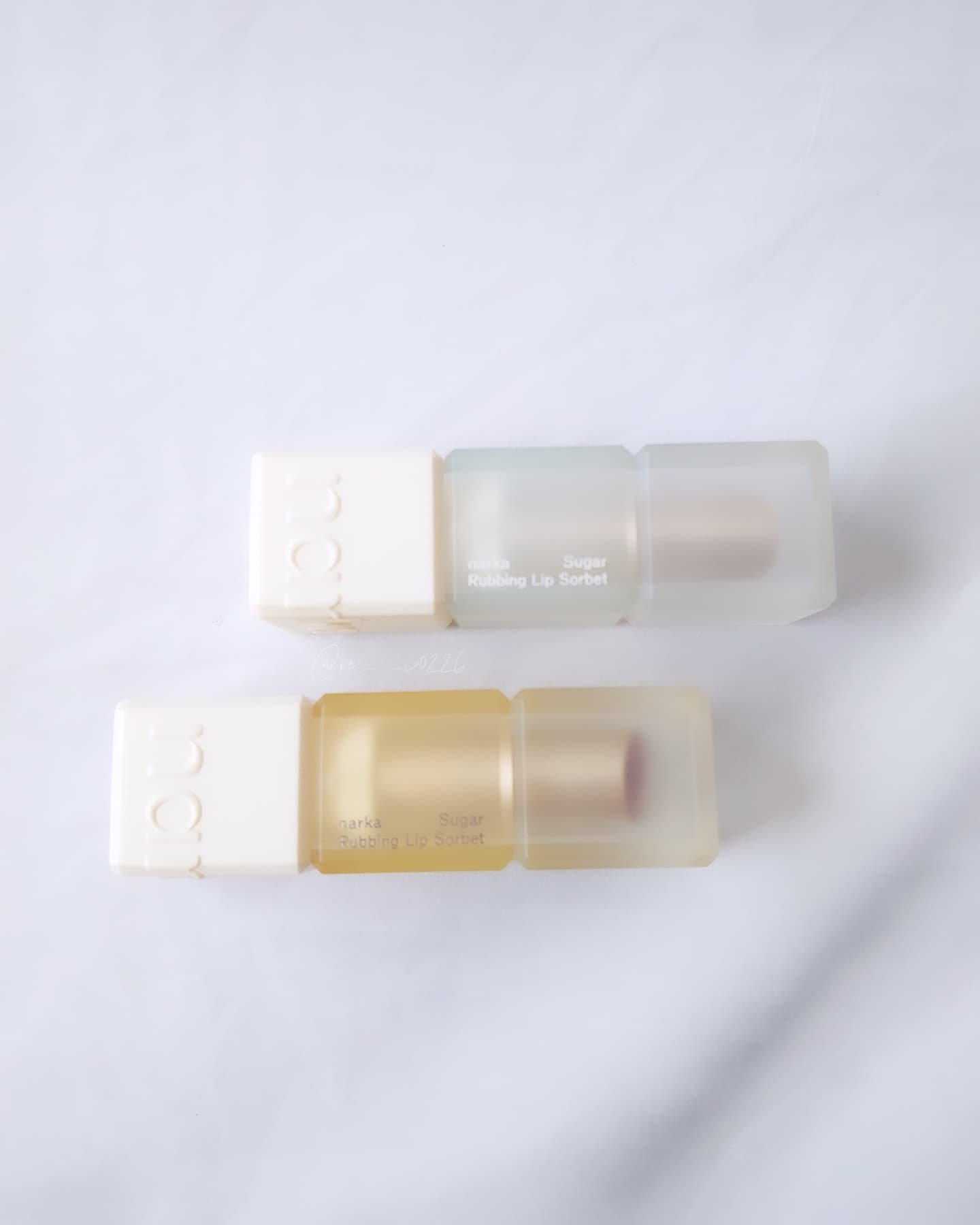シュガーラビングリップソルベ/narka/リップスクラブを使ったクチコミ（3枚目）