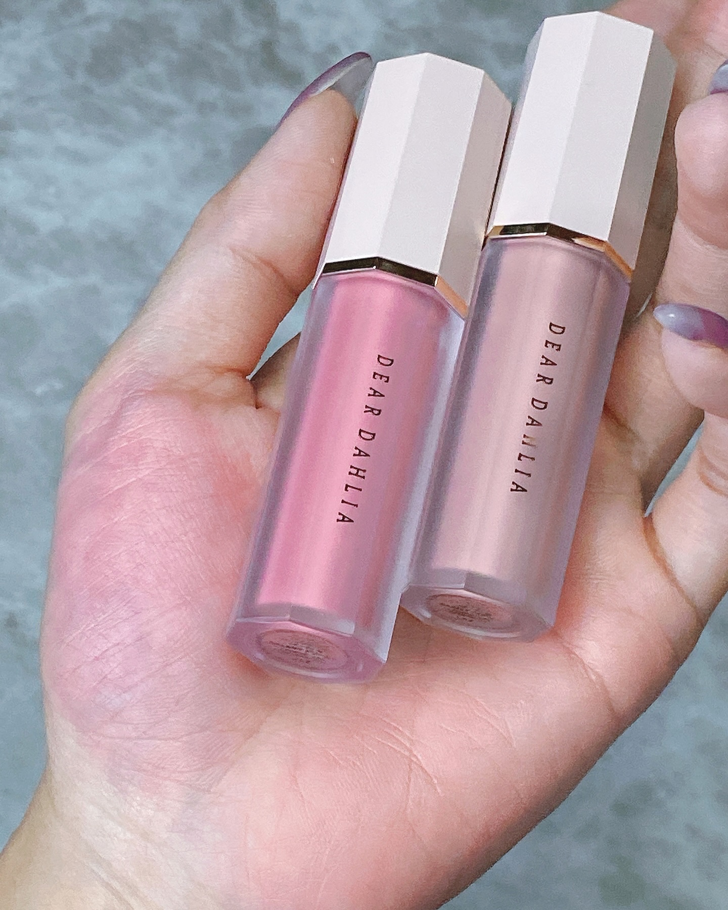 ペタルドロップリキッドブラッシャー/DEAR DAHLIA/リキッドチークを使ったクチコミ（3枚目）