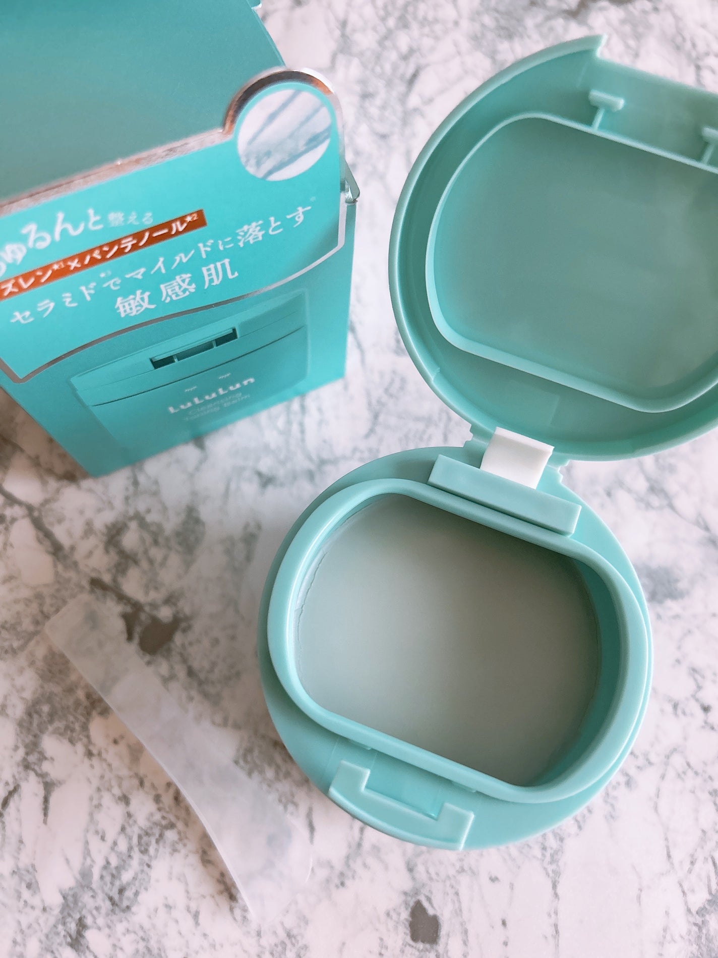 ルルルンクレンジング トーニングバーム MILD BLUE/ルルルン/クレンジングバームを使ったクチコミ(2枚目)